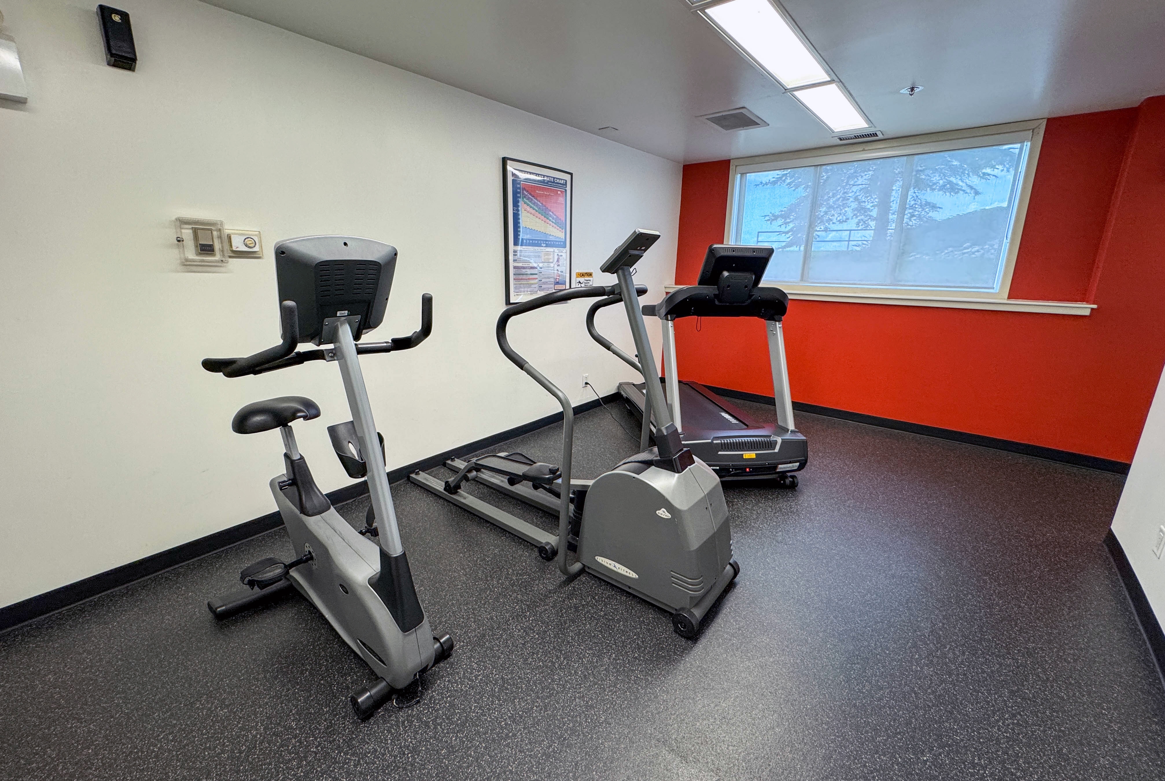 Fitness room at Ramada by Wyndham Sherwood Park in Sherwood Park, Alberta