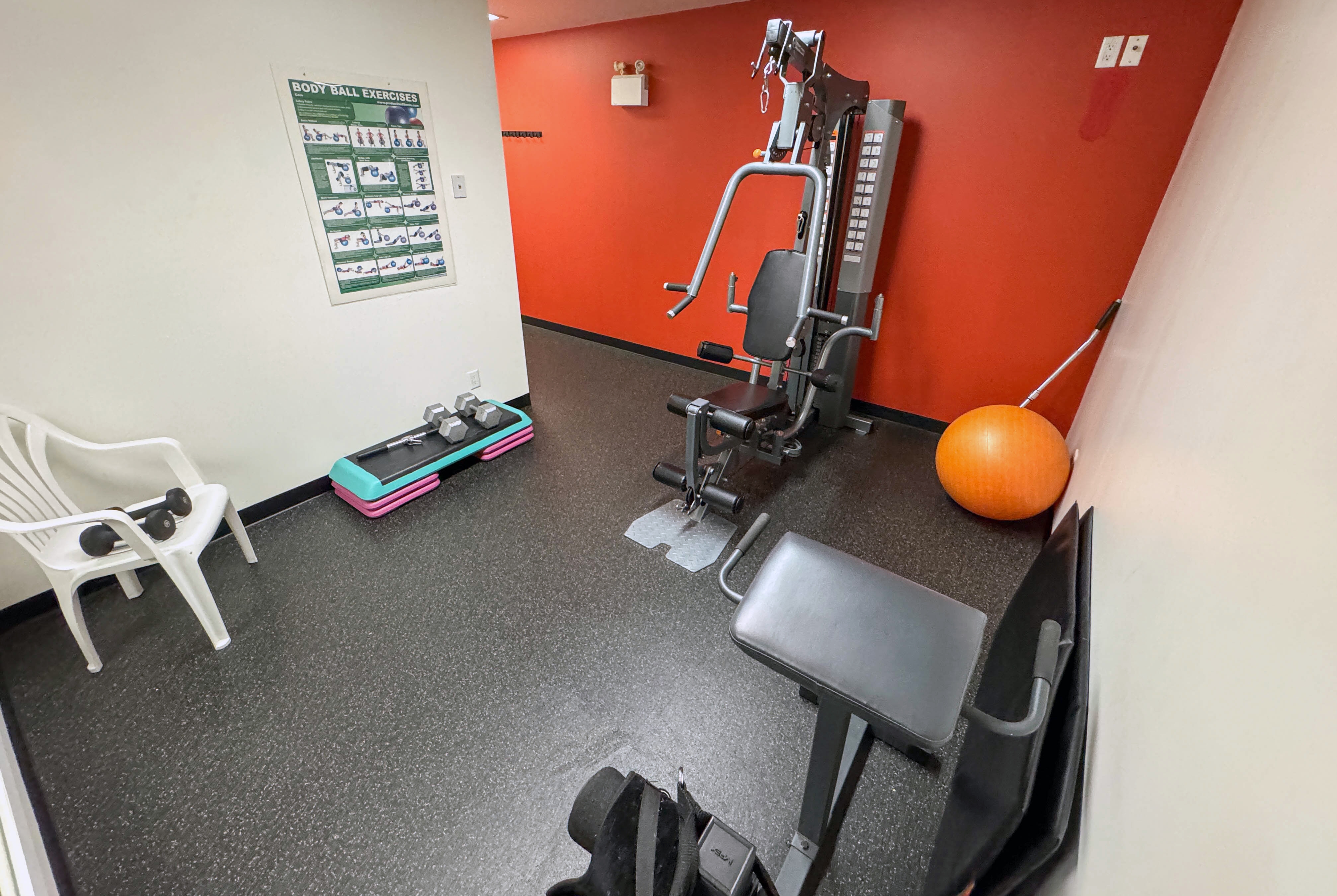 Fitness room at Ramada by Wyndham Sherwood Park in Sherwood Park, Alberta