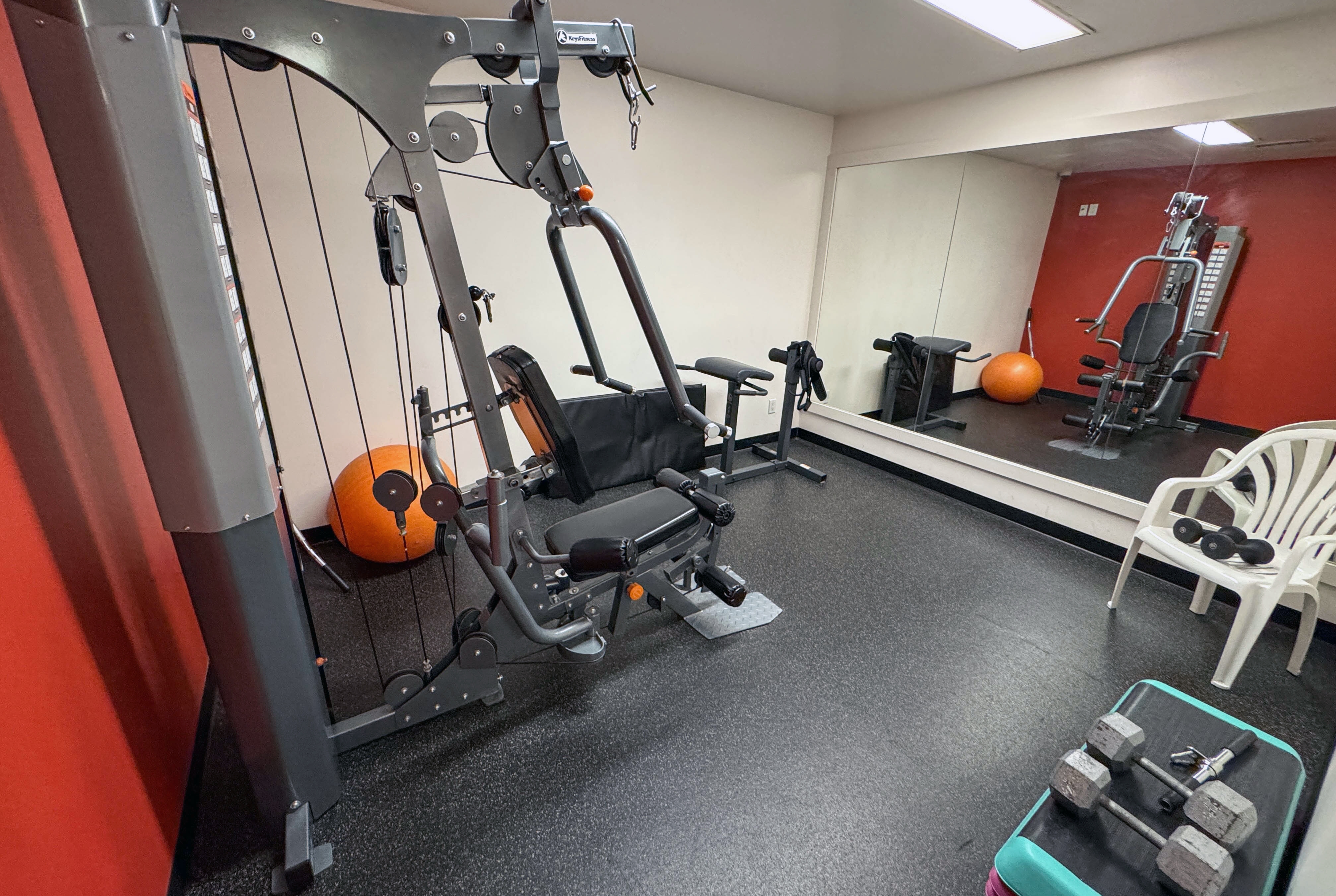 Fitness room at Ramada by Wyndham Sherwood Park in Sherwood Park, Alberta