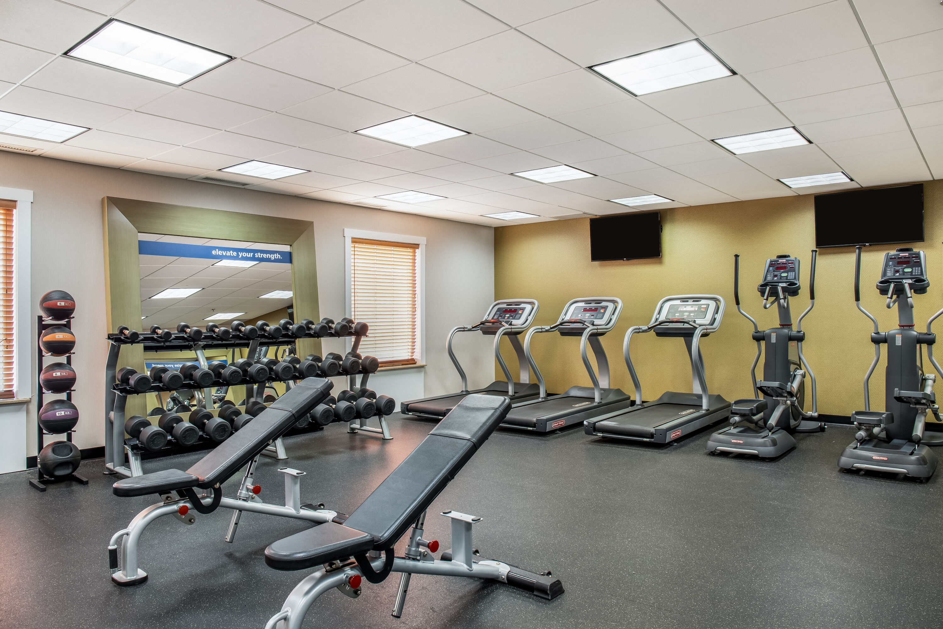 Fitness room at Ramada by Wyndham St. Paul AB in St Paul, Alberta