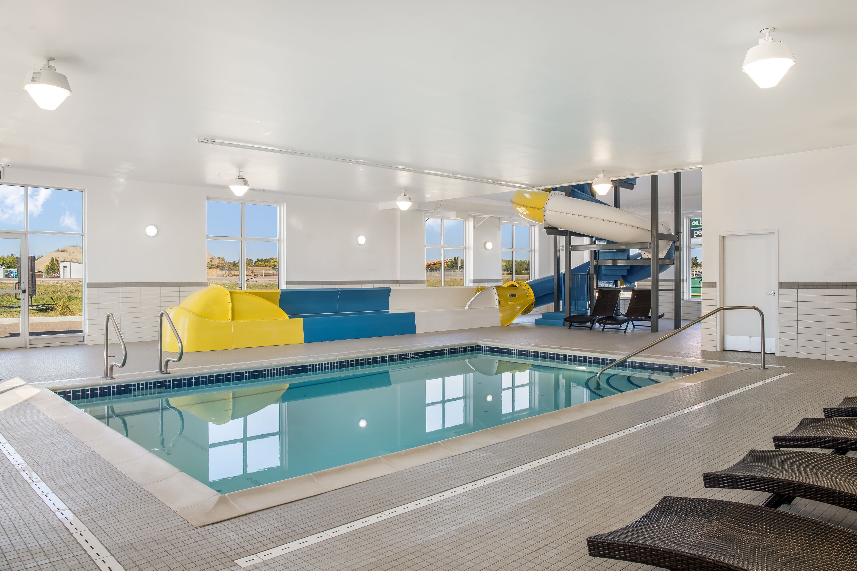 Indoor pool at the Ramada by Wyndham St. Paul AB in St Paul, Alberta