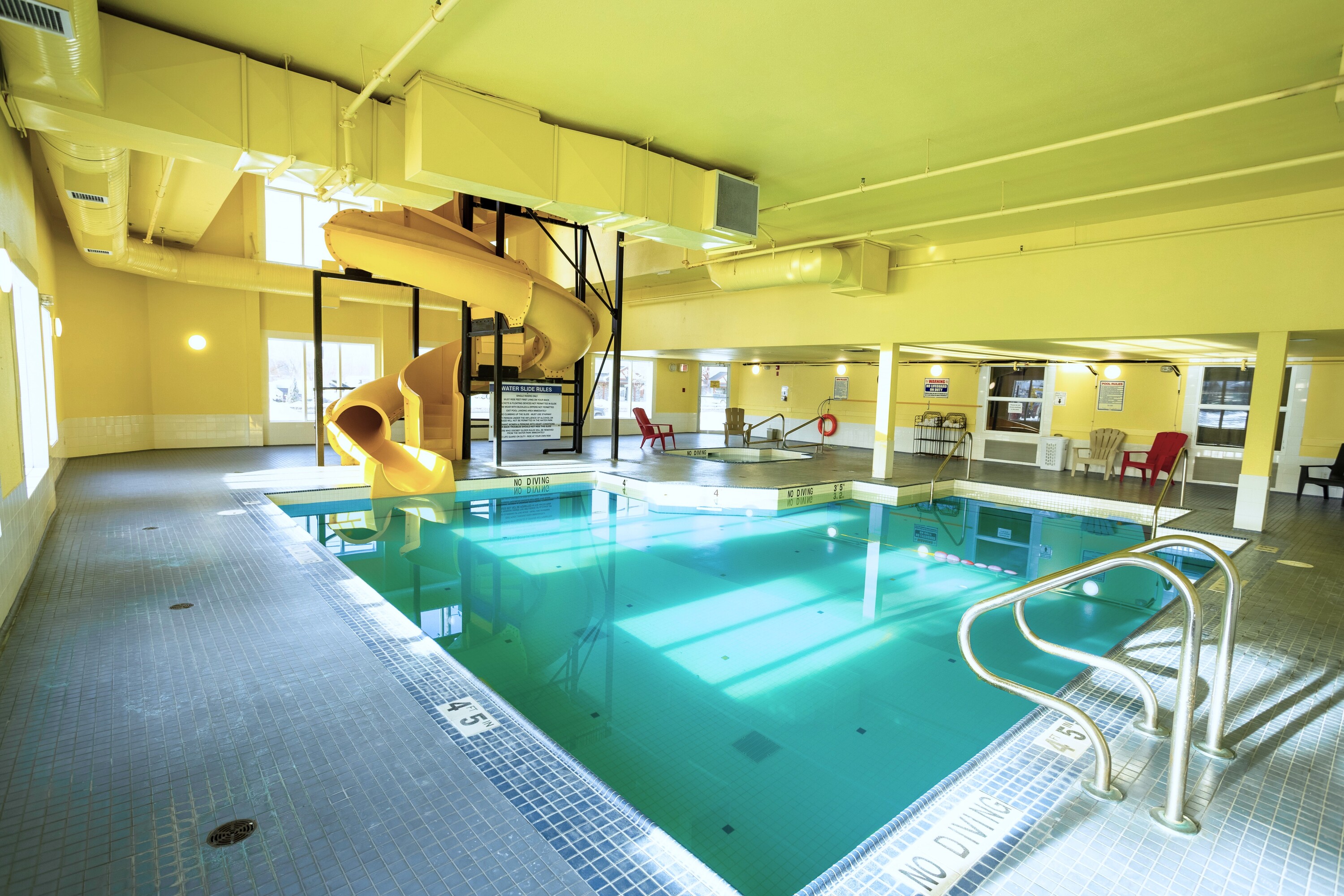 Indoor pool at the Ramada by Wyndham Cranbrook in Cranbrook, British Columbia
