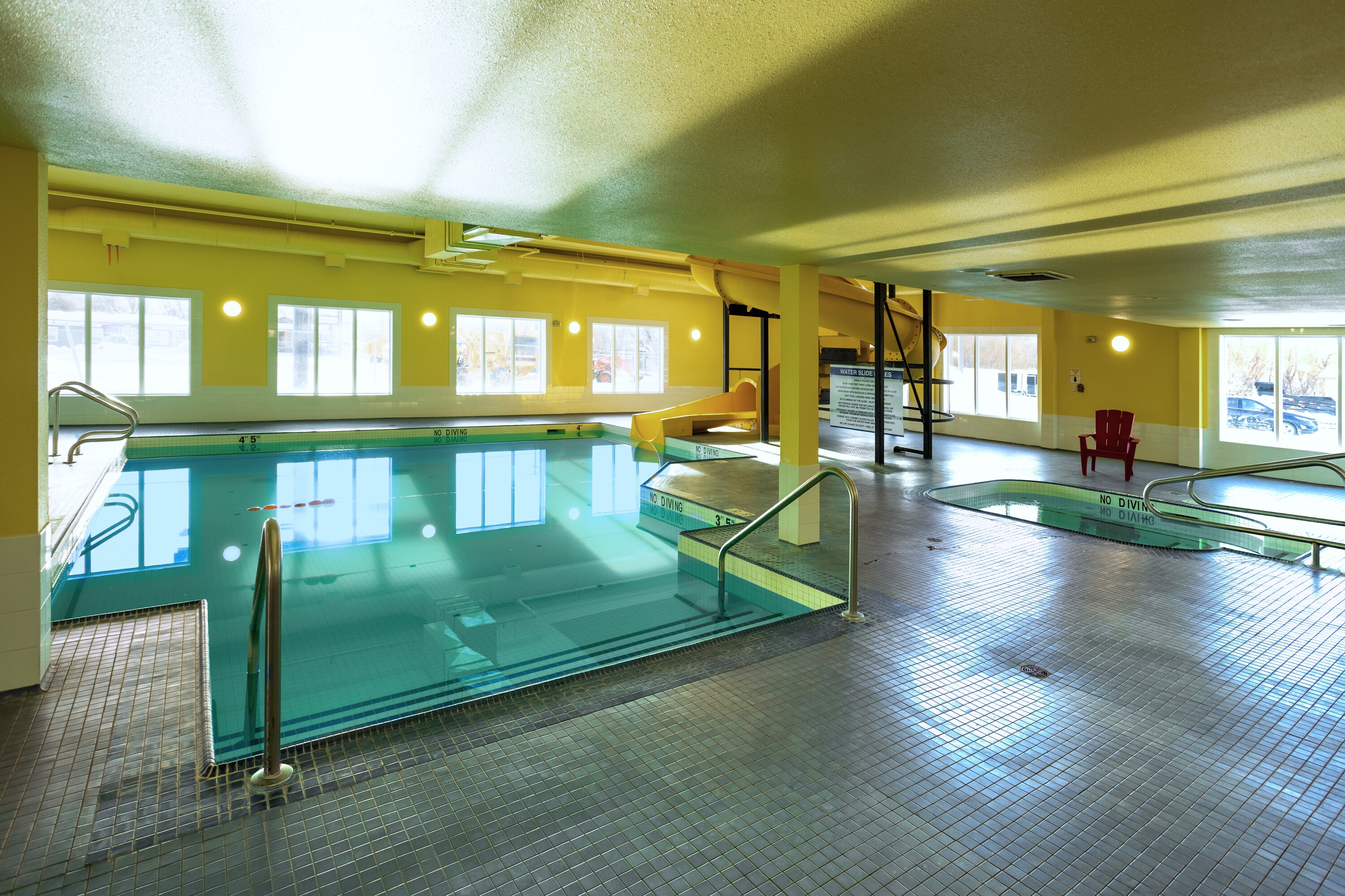 Indoor pool at the Ramada by Wyndham Cranbrook in Cranbrook, British Columbia
