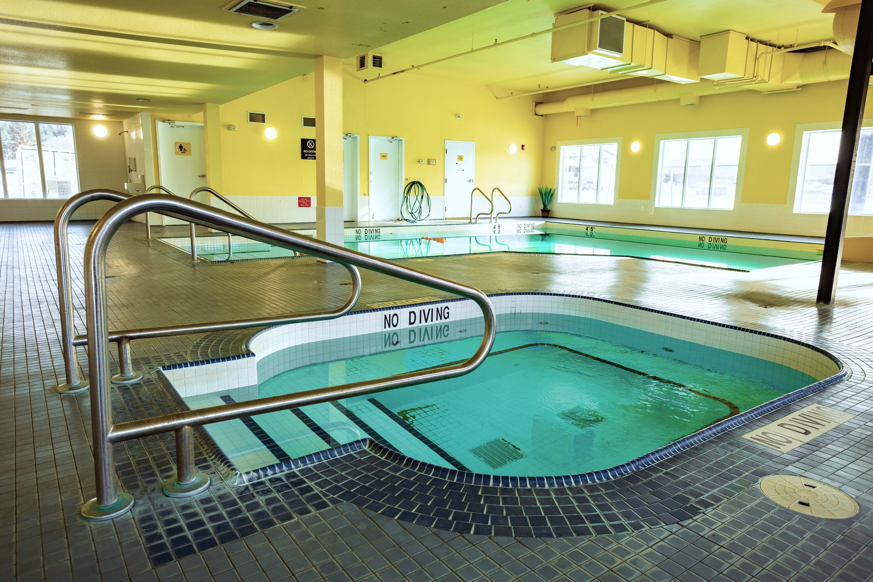 Indoor pool at the Ramada by Wyndham Cranbrook in Cranbrook, British Columbia