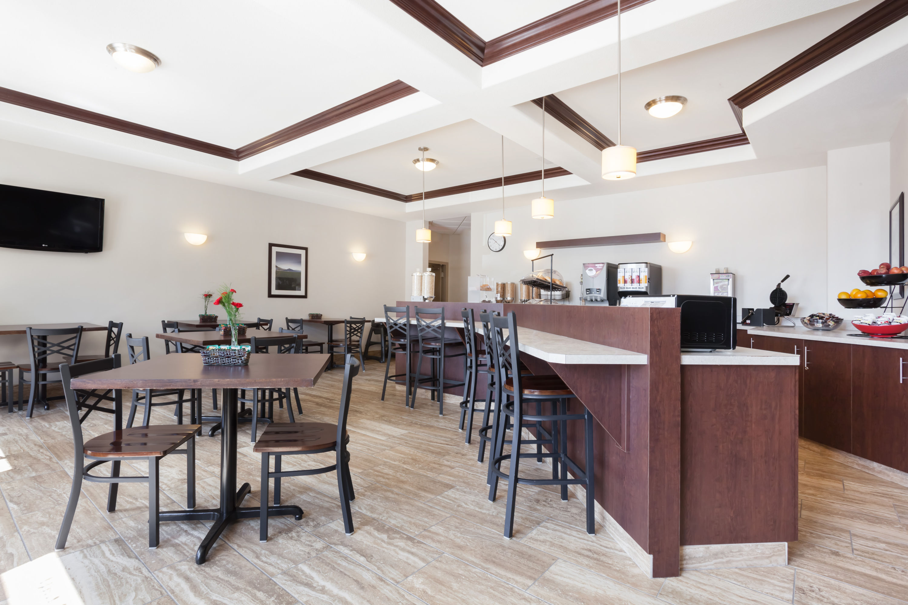 Free breakfast at Ramada by Wyndham Creston in Creston, British Columbia