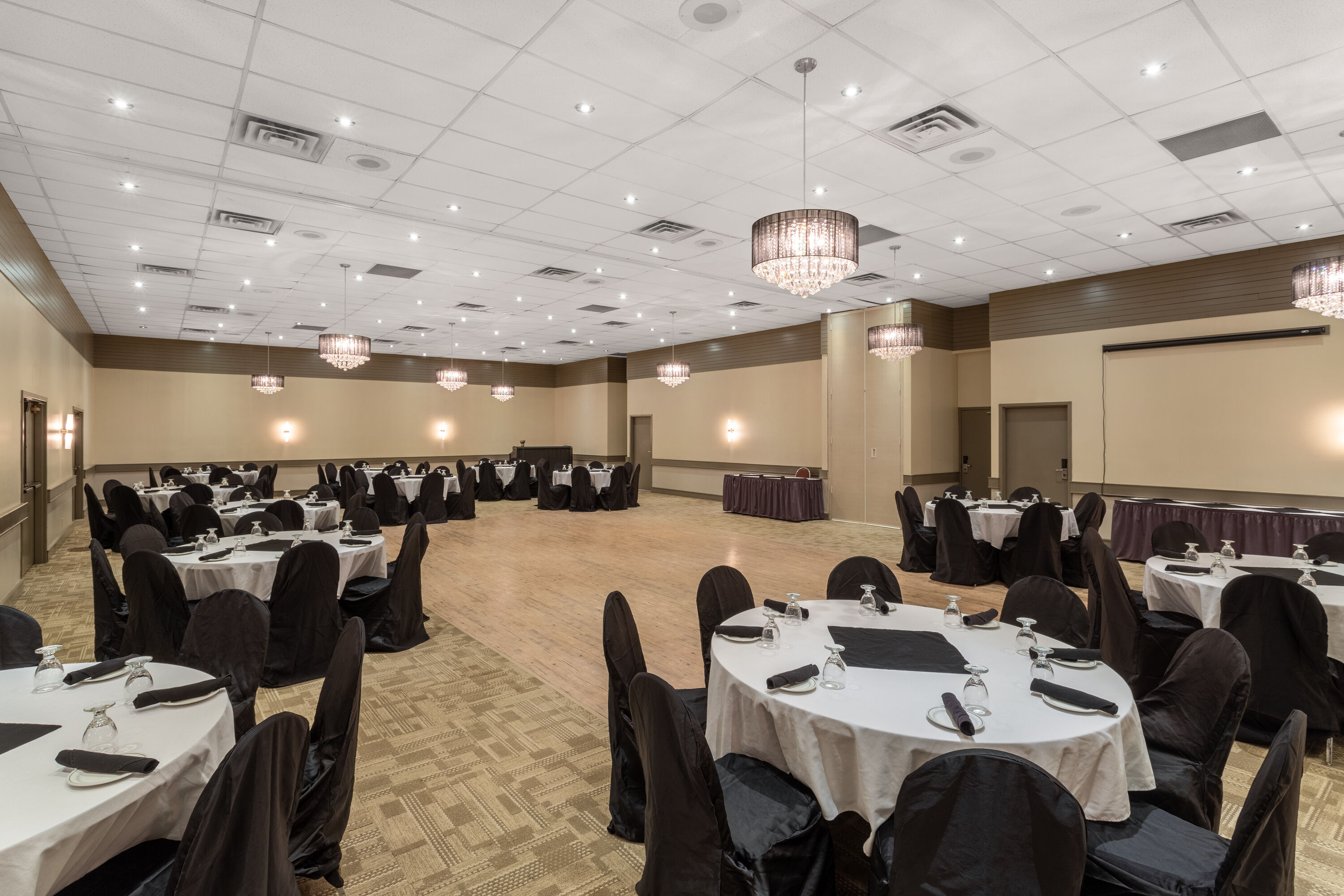 Ramada by Wyndham Northern Grand Hotel & Conference Centre indoor banquet in Fort St John, British Columbia