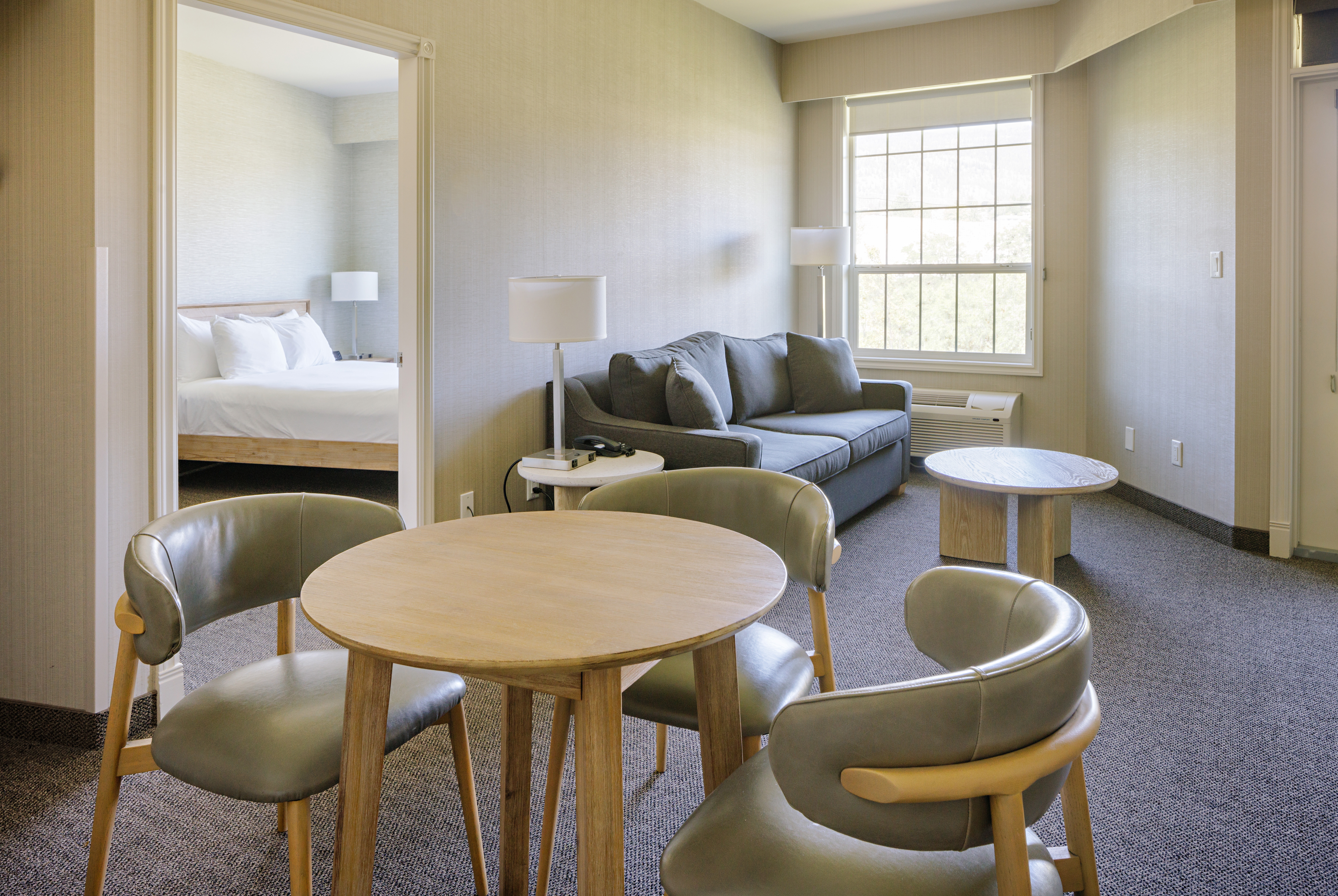 Guest room at the Balcomo, a Ramada by Wyndham in Penticton, British Columbia