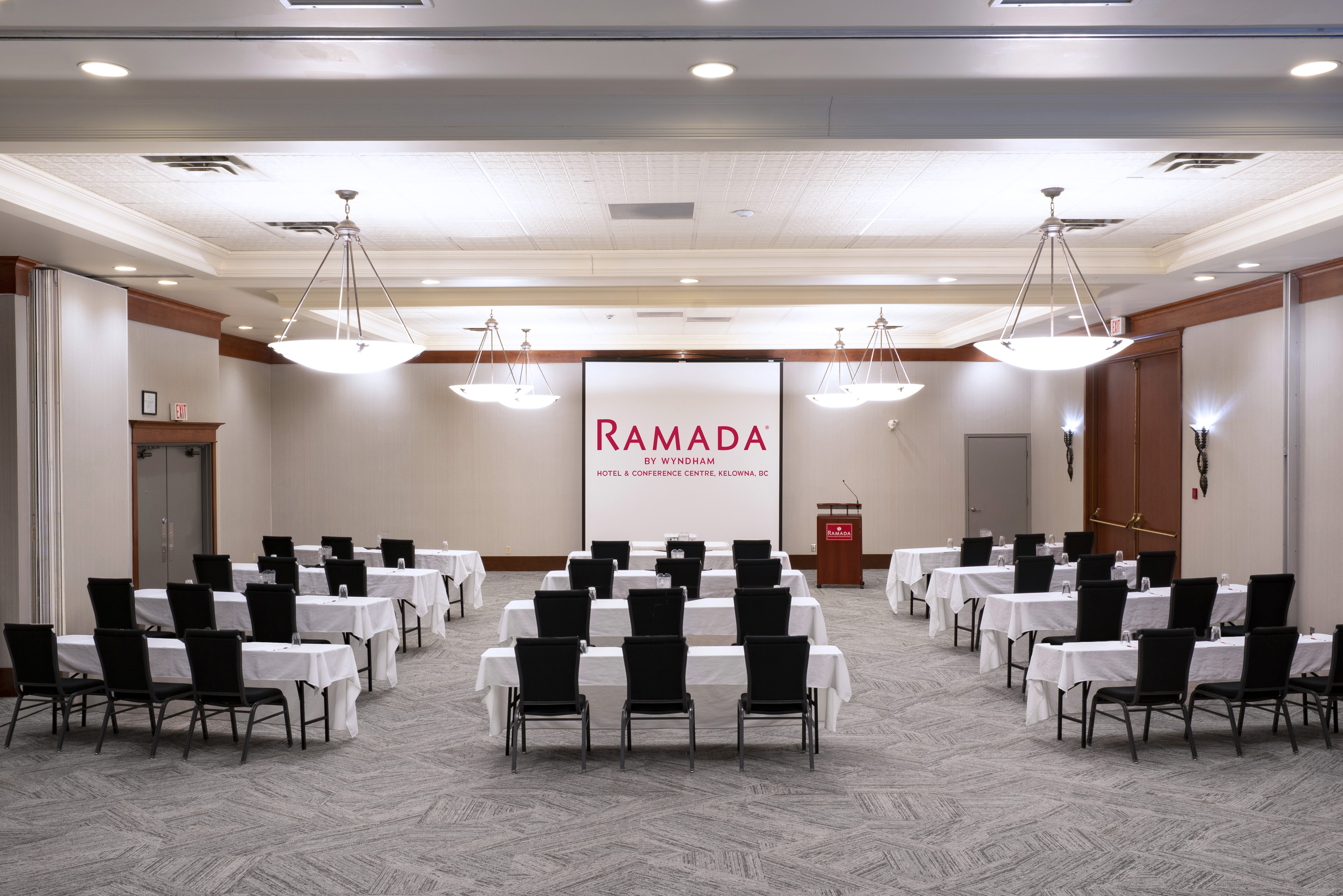 Meeting room at Balcomo, a Ramada by Wyndham in Penticton, British Columbia