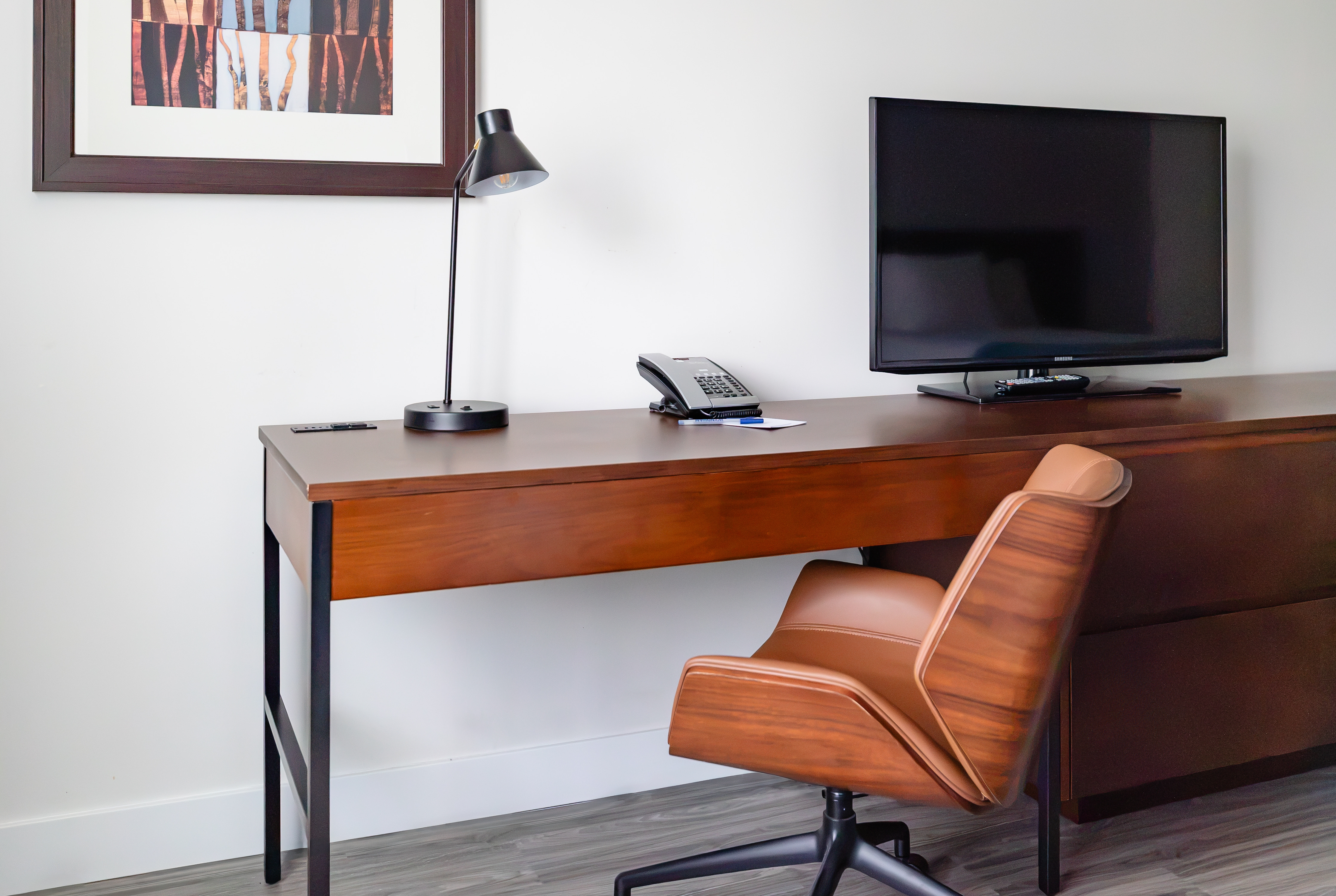 Guest room at the Ramada by Wyndham Surrey/Langley in Surrey, British Columbia