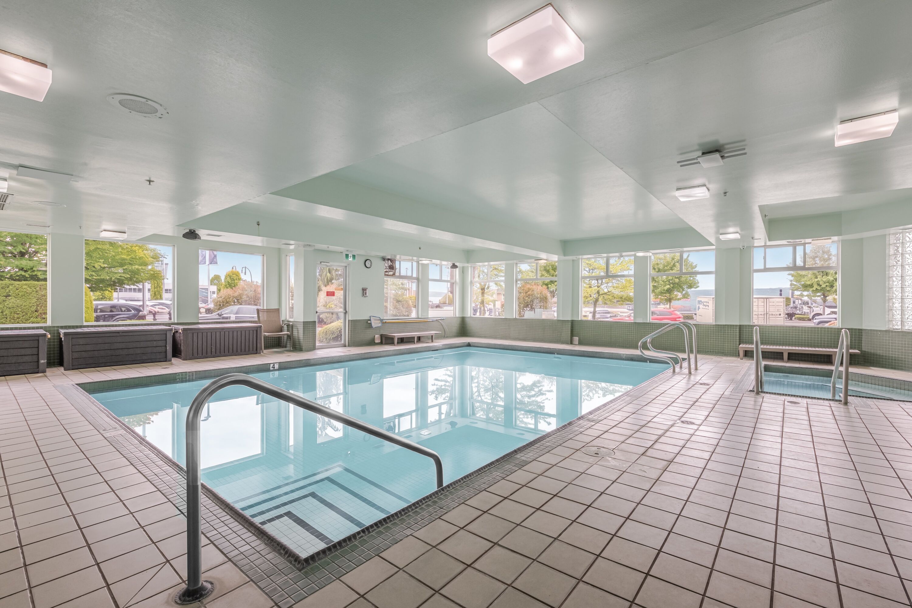 Pool at the Ramada by Wyndham Surrey/Langley in Surrey, British Columbia
