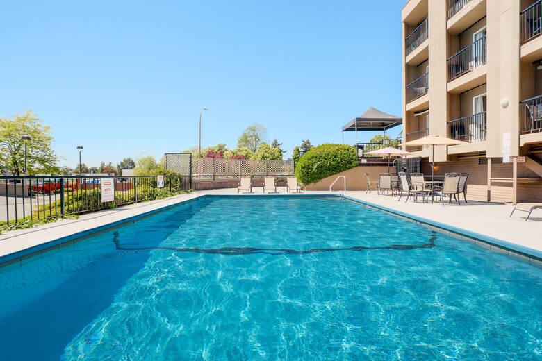 Pool at the Ramada Victoria in Victoria, British Columbia
