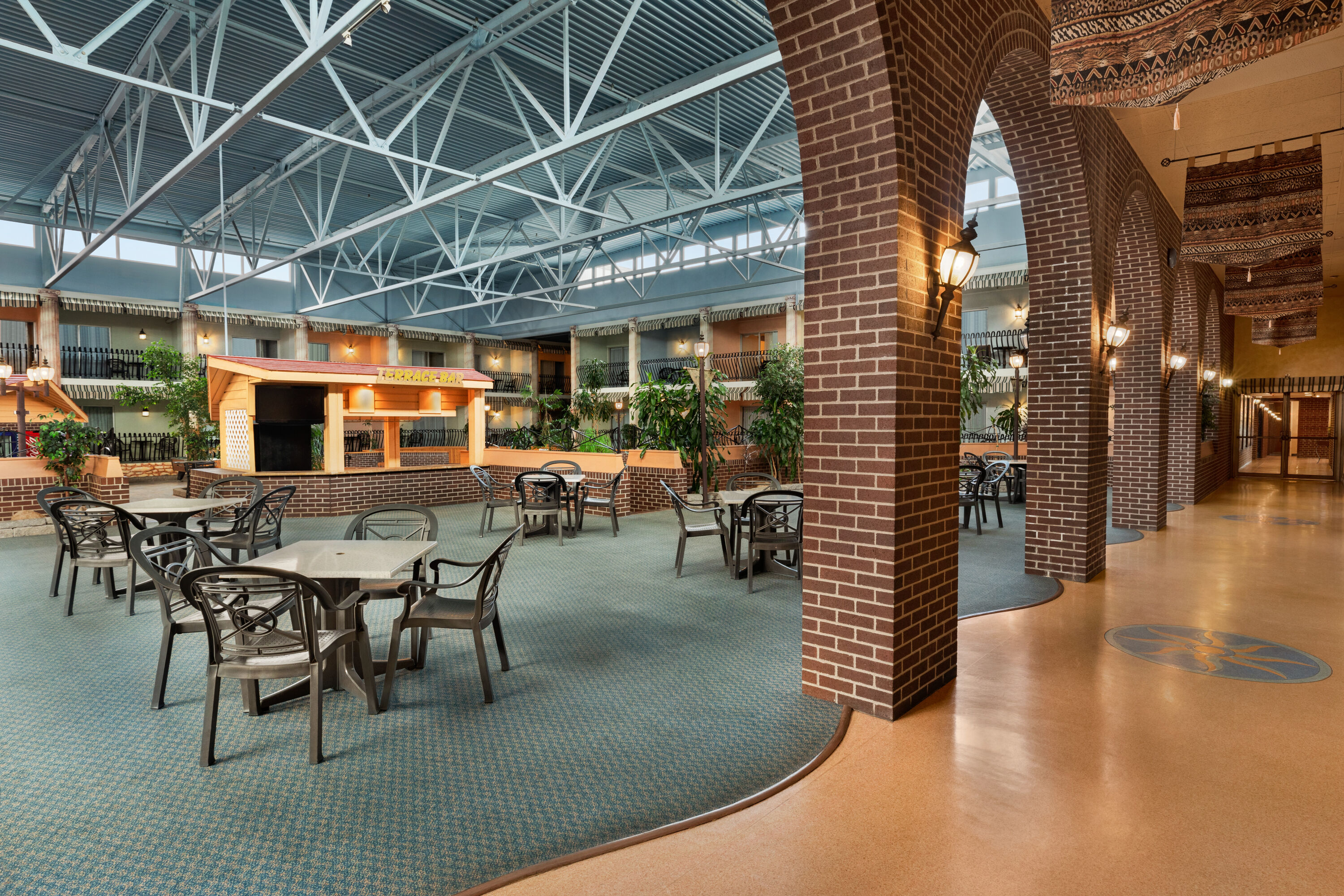 Courtyard at Ramada by Wyndham Fredericton in Fredericton, New Brunswick