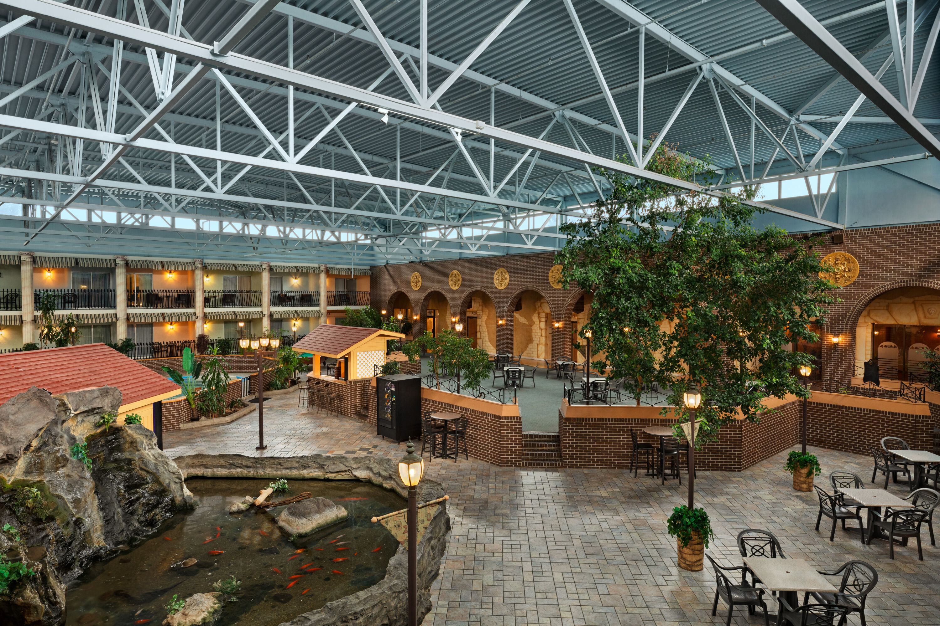 Courtyard at Ramada by Wyndham Fredericton in Fredericton, New Brunswick