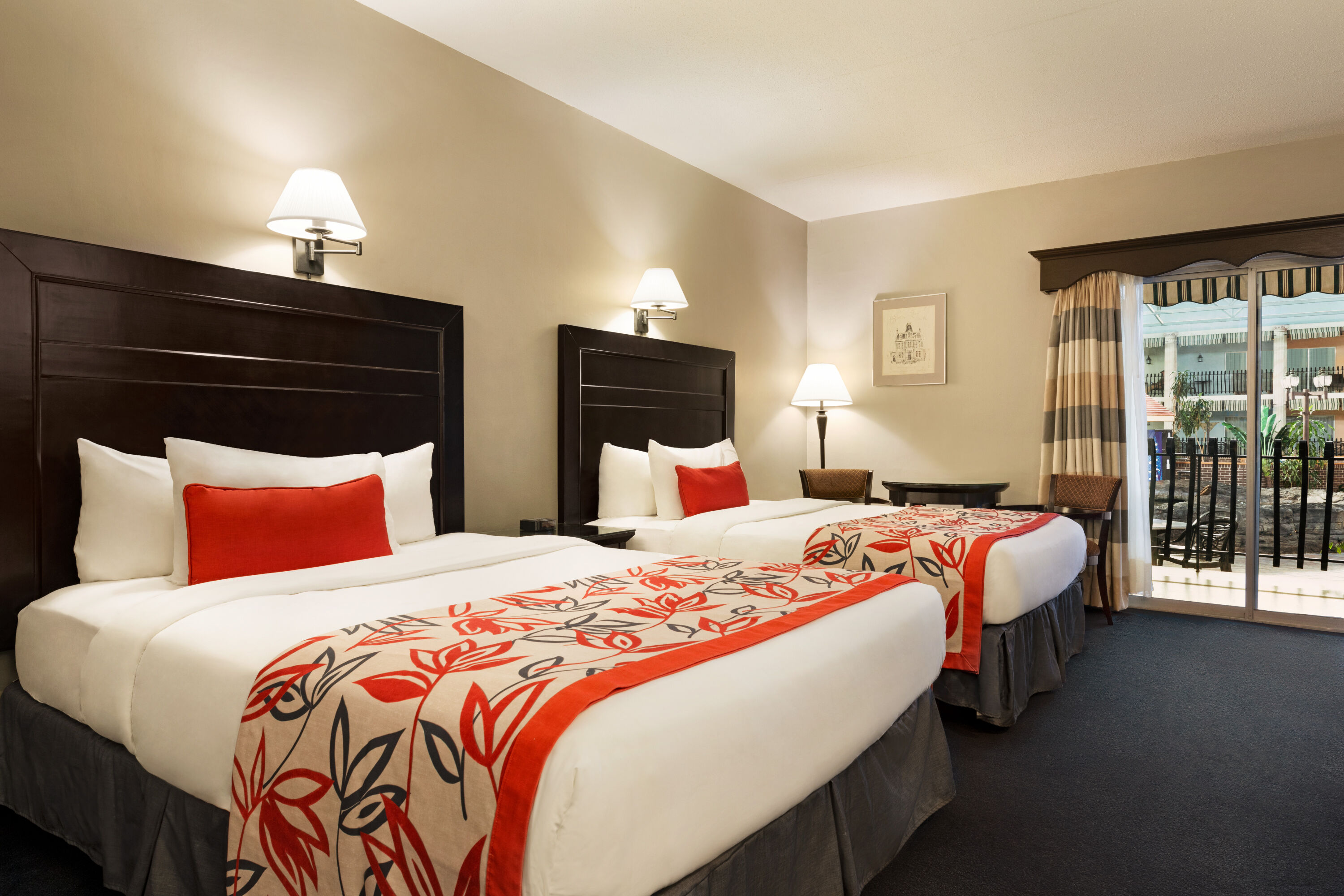 Guest room at the Ramada by Wyndham Fredericton in Fredericton, New Brunswick