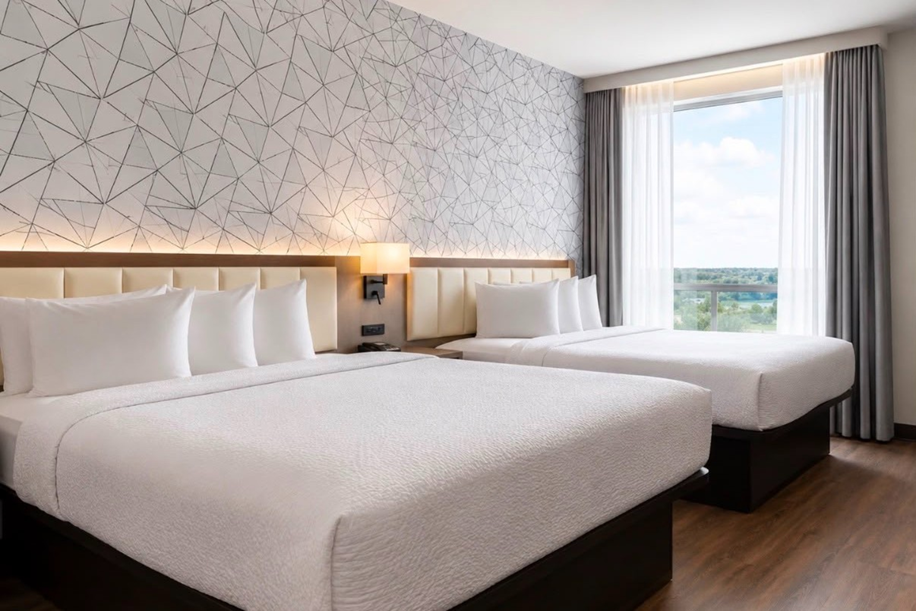 Guest room at the Ramada by Wyndham Fredericton in Fredericton, New Brunswick