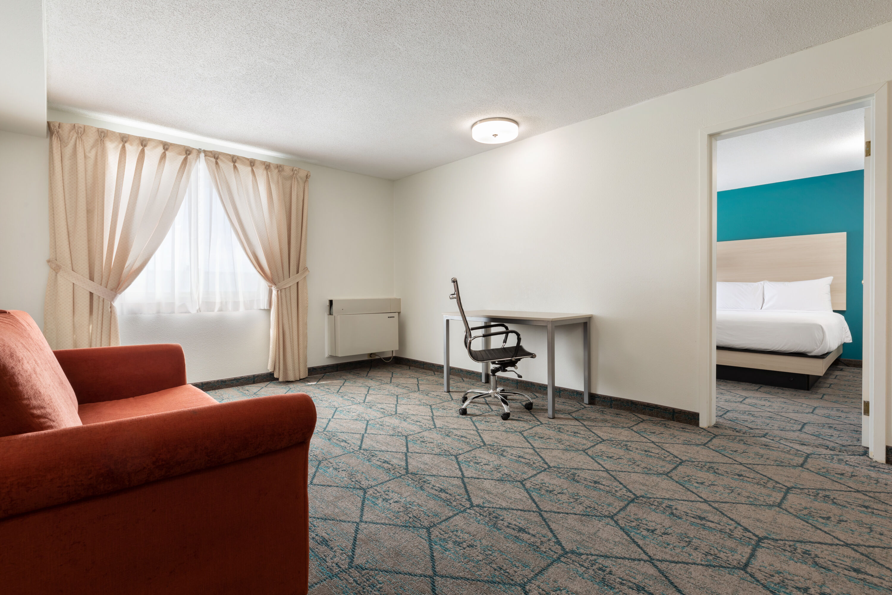 Guest room at the Ramada by Wyndham Miramichi New Brunswick in Miramichi, New Brunswick