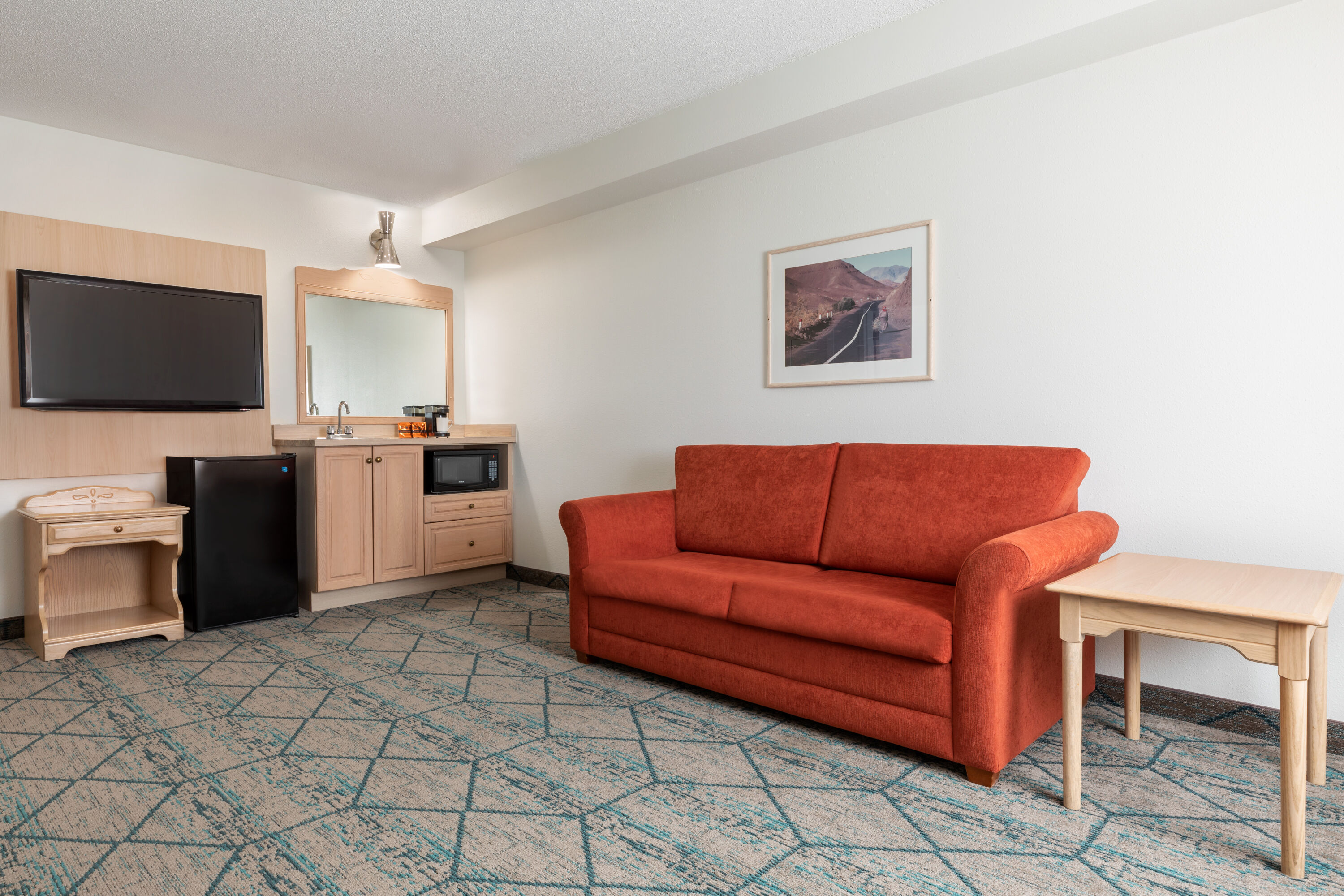Guest room at the Ramada by Wyndham Miramichi New Brunswick in Miramichi, New Brunswick