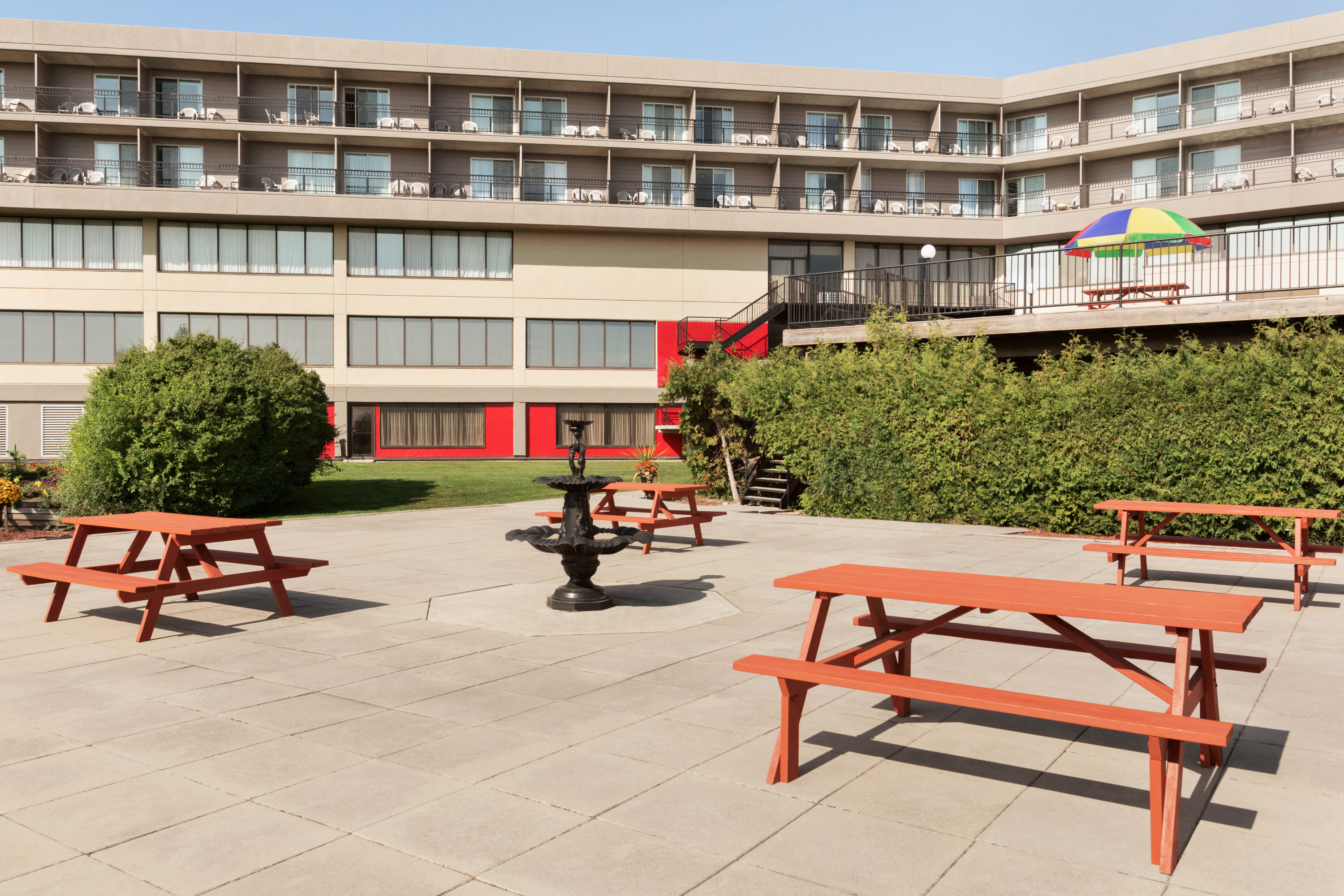 Bar patio at Ramada by Wyndham Belleville Harbourview Conference Centre in Belleville, Ontario