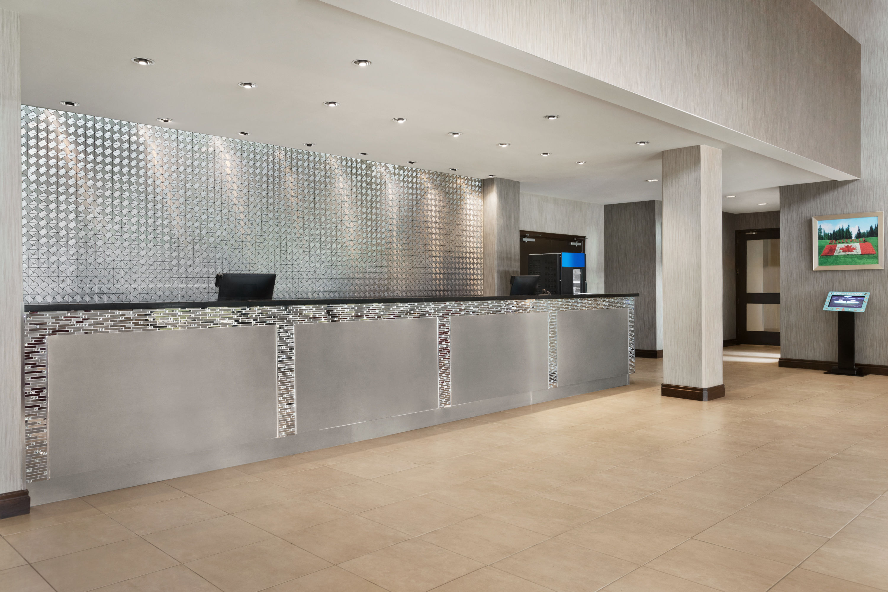 Ramada by Wyndham Belleville Harbourview Conference Centre reception in Belleville, Ontario