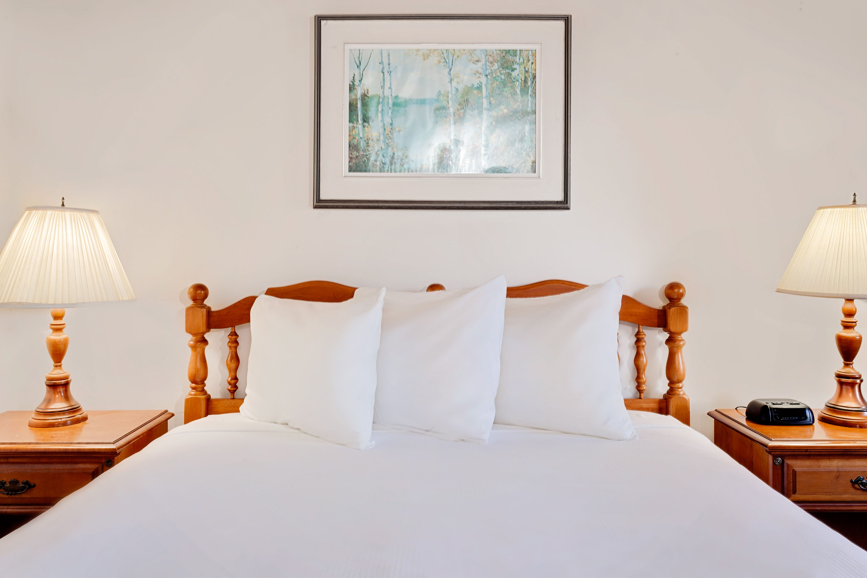 Guest room at the Ramada by Wyndham 1000 Islands/Gananoque in Gananoque, Ontario