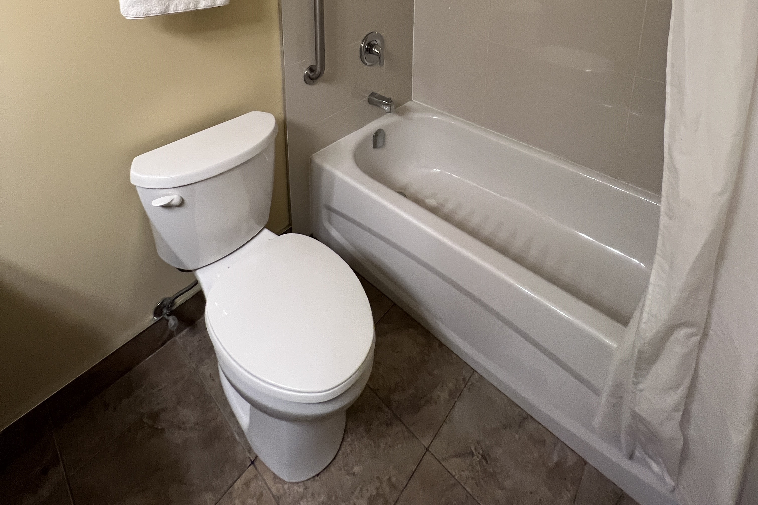 Guest room at the Ramada by Wyndham London in London, Ontario