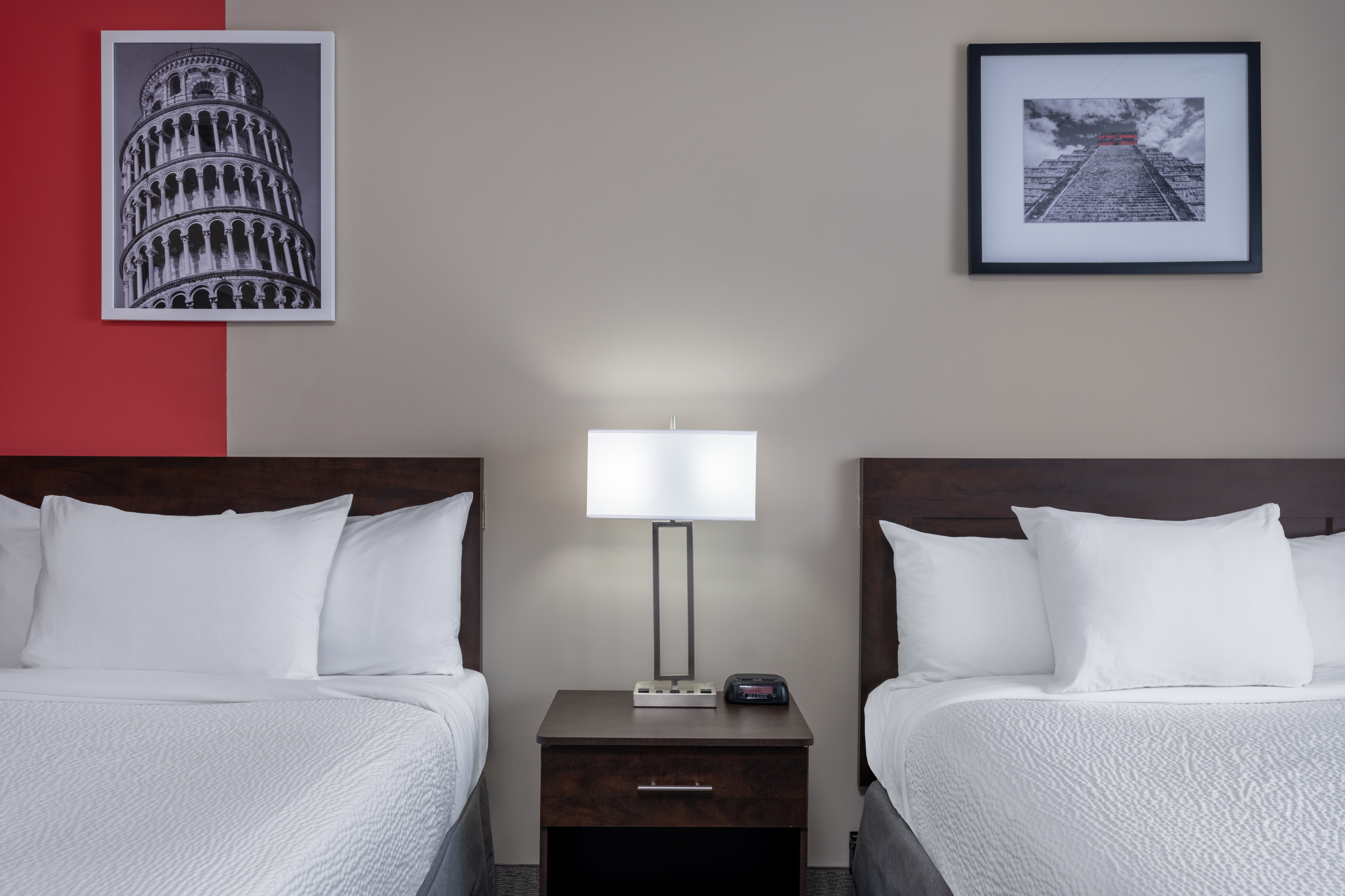 Guest room at the Ramada by Wyndham Thunder Bay Airlane Hotel in Thunder Bay, Ontario