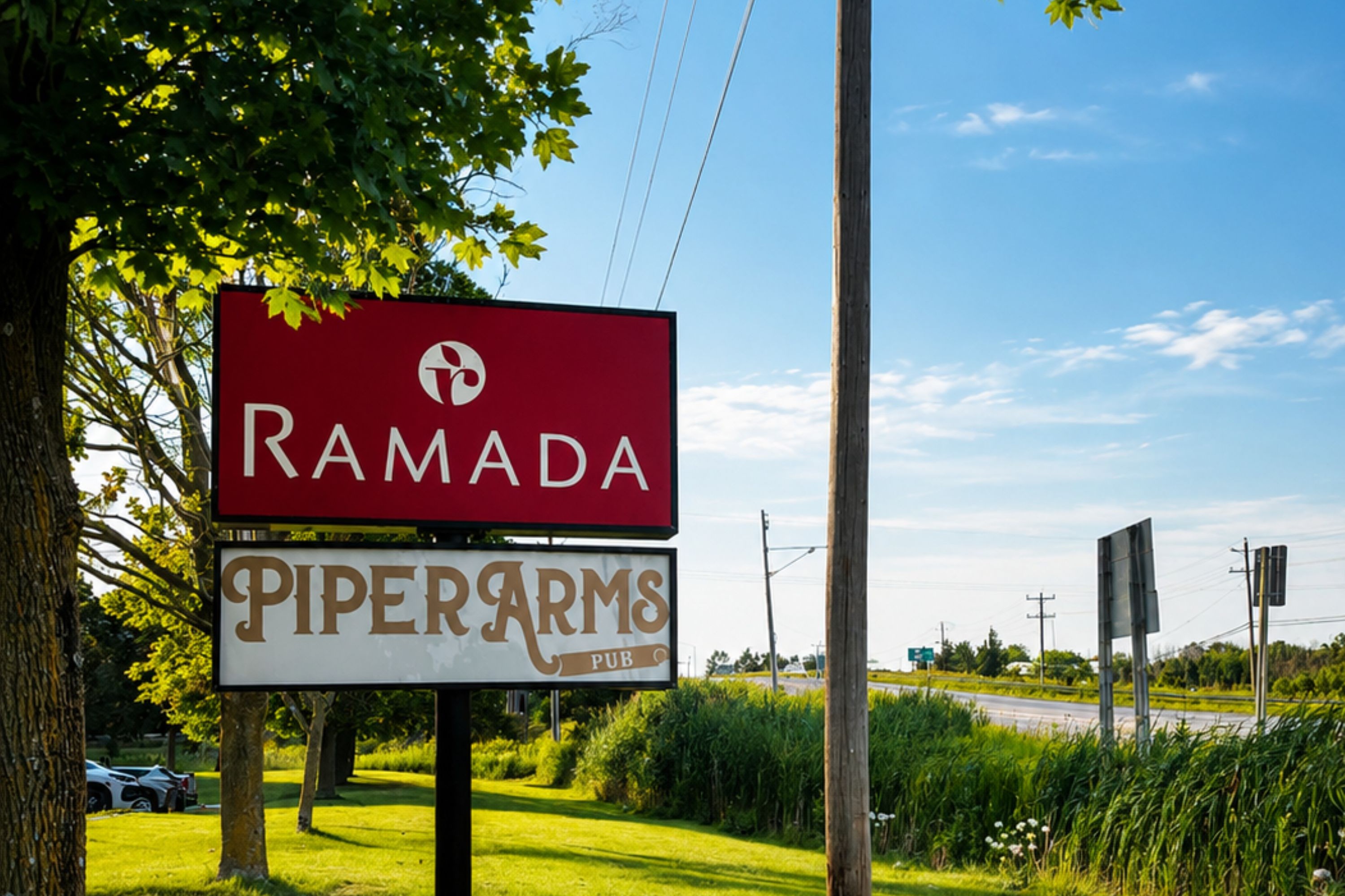 Exterior of Ramada by Wyndham Trenton hotel in Trenton, Ontario