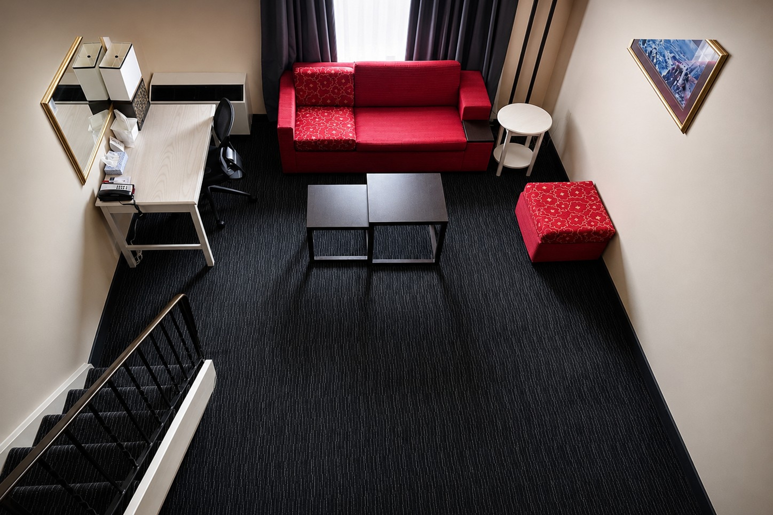 Guest room at the Ramada by Wyndham Trenton in Trenton, Ontario