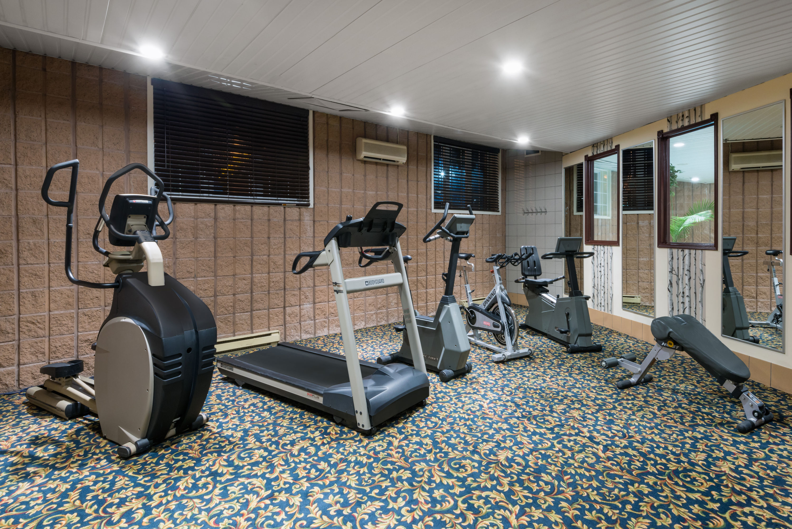 Fitness room at Ramada Plaza by Wyndham Gatineau/Manoir du Casino in Gatineau, Quebec