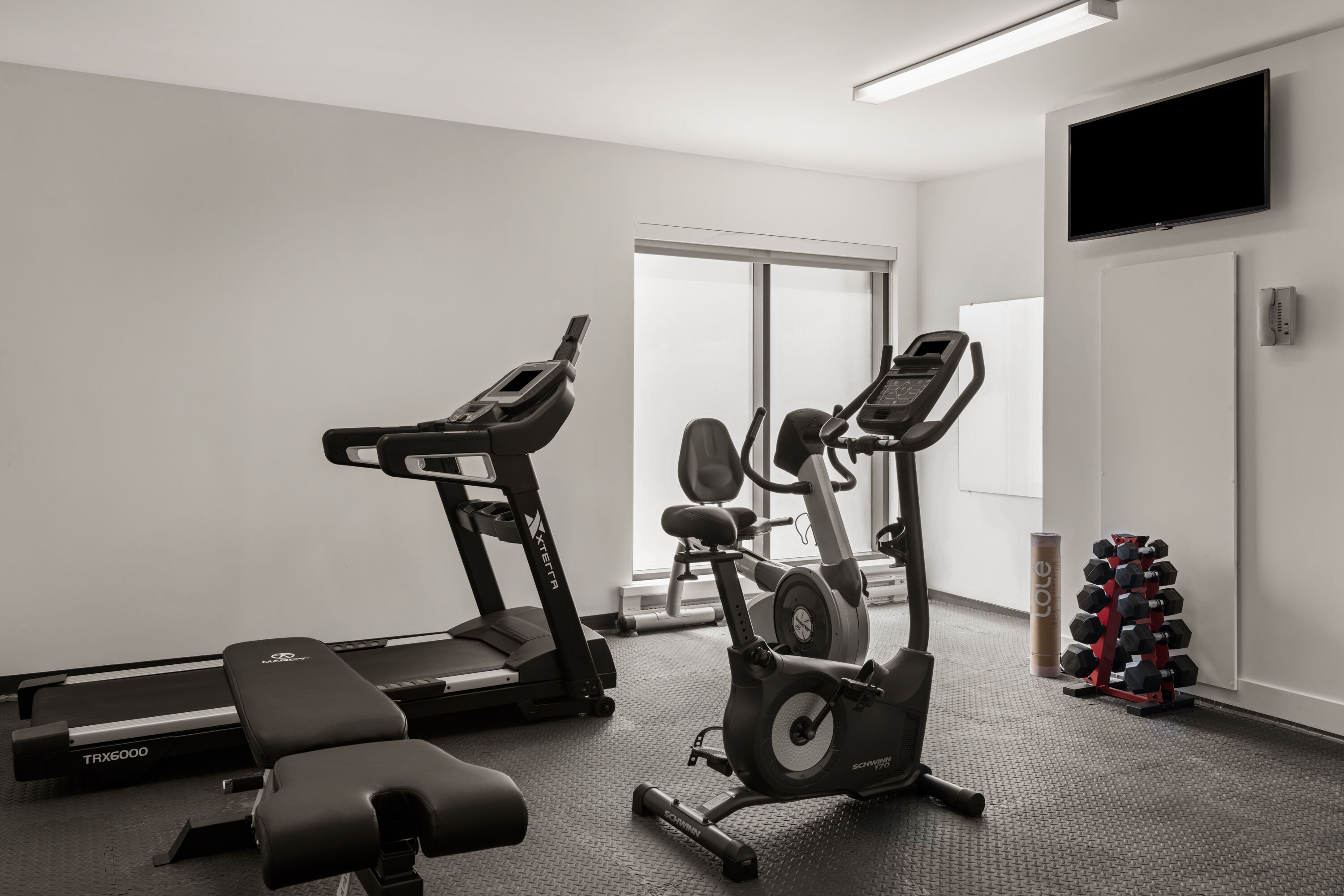Fitness room at Ramada by Wyndham Laval in Laval, Quebec