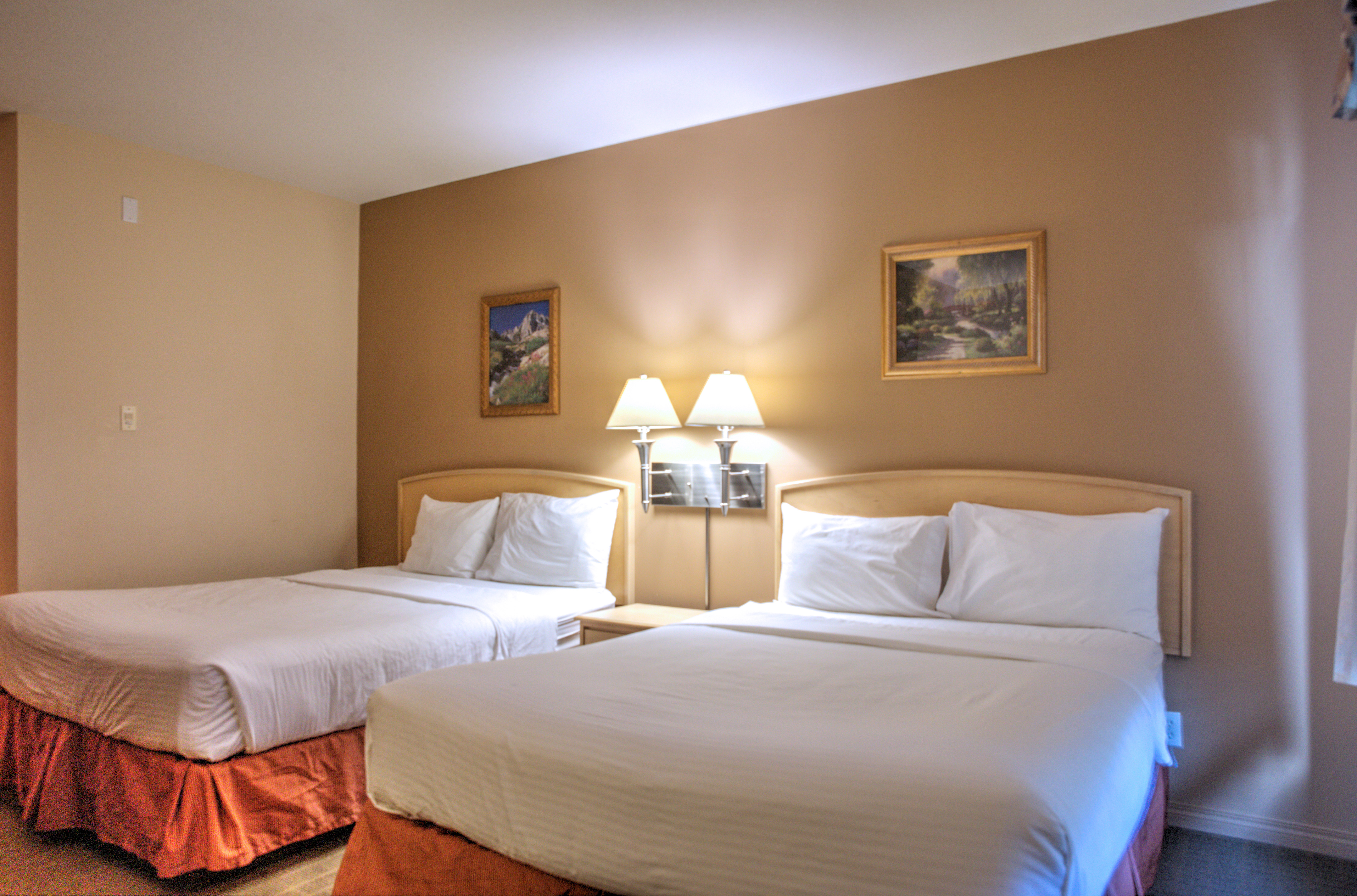 Guest room at the Lone Star Hotel in North Battleford, Saskatchewan