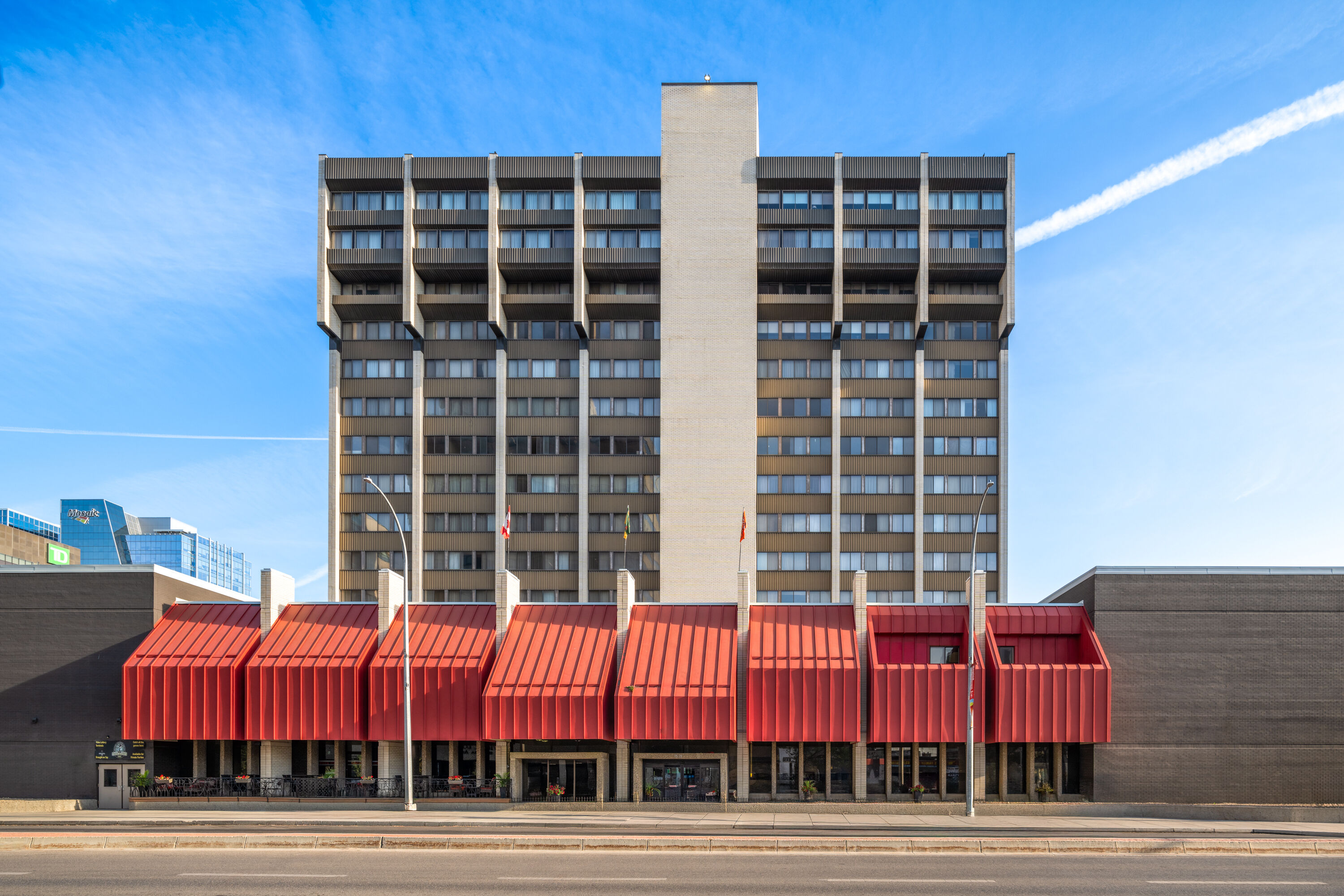 Exterior Day Image of Ramada Plaza by Wyndham Regina Downtown hotel in Regina, Saskatchewan