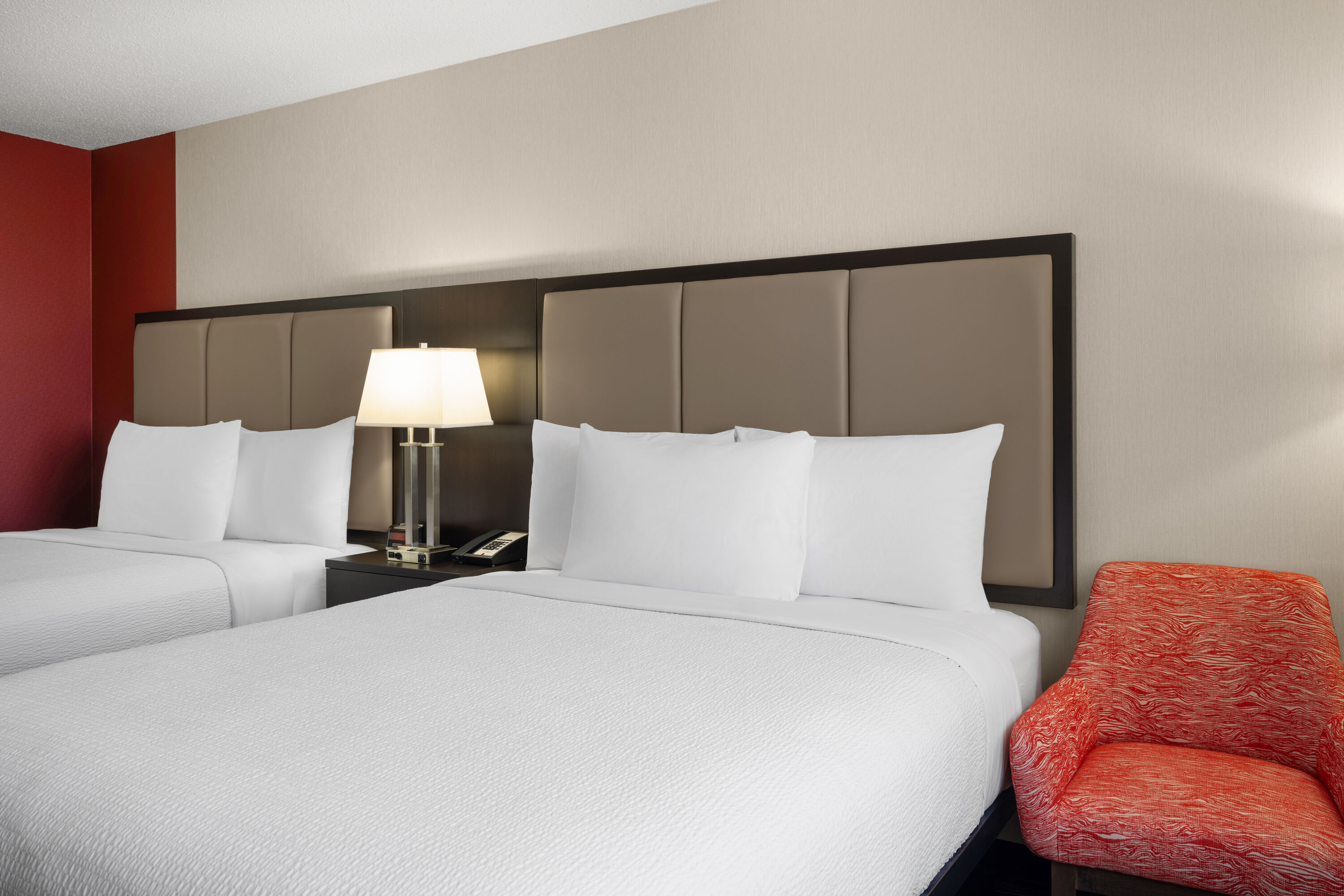 Guest room at the Ramada by Wyndham Saskatoon in Saskatoon, Saskatchewan