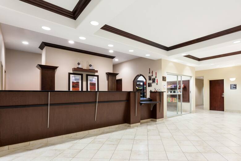 Ramada Weyburn hotel lobby in Weyburn, Saskatchewan
