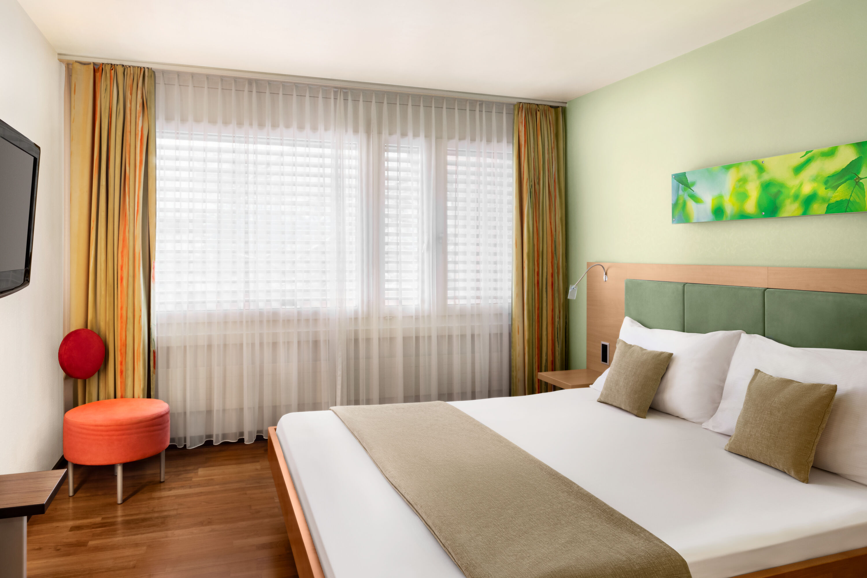 Guest room at the Ramada by Wyndham Baden du Parc in Baden, Other than US/Canada