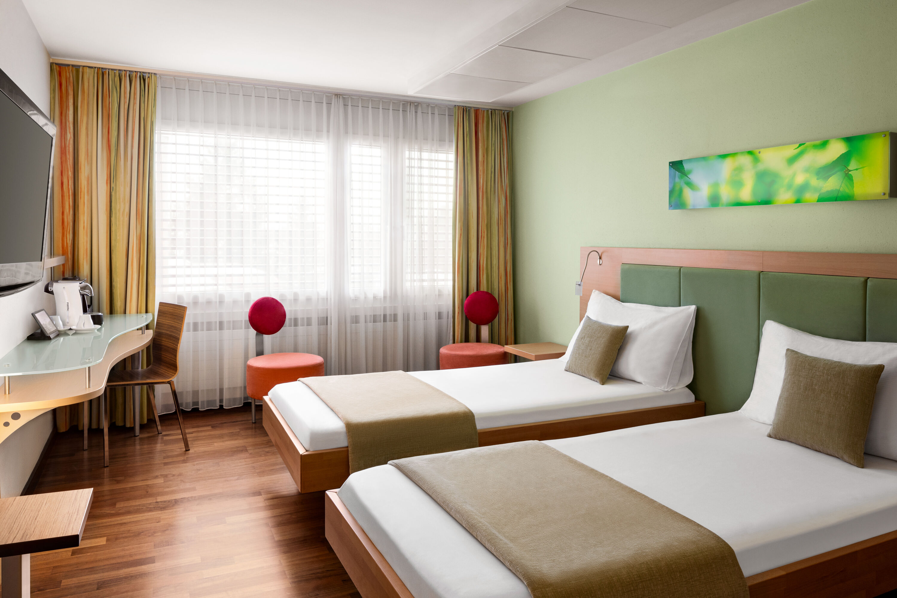 Guest room at the Ramada by Wyndham Baden du Parc in Baden, Other than US/Canada