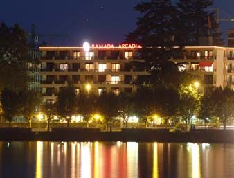 Exterior of Ramada Arcadia Locarno hotel in Locarno, Other than US/Canada