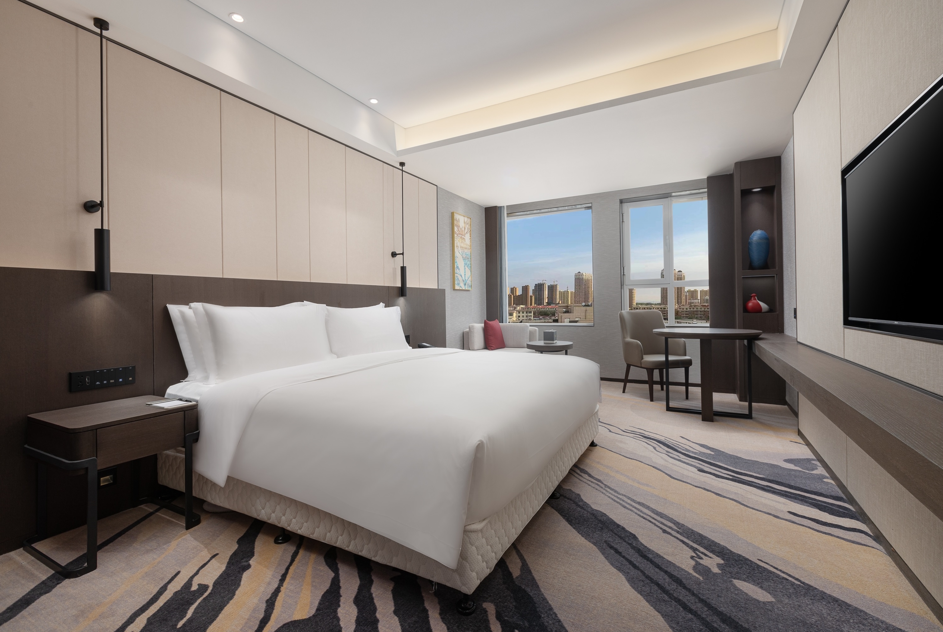 Guest room at the Ramada by Wyndham Bayannur in Bayannur, Other than US/Canada