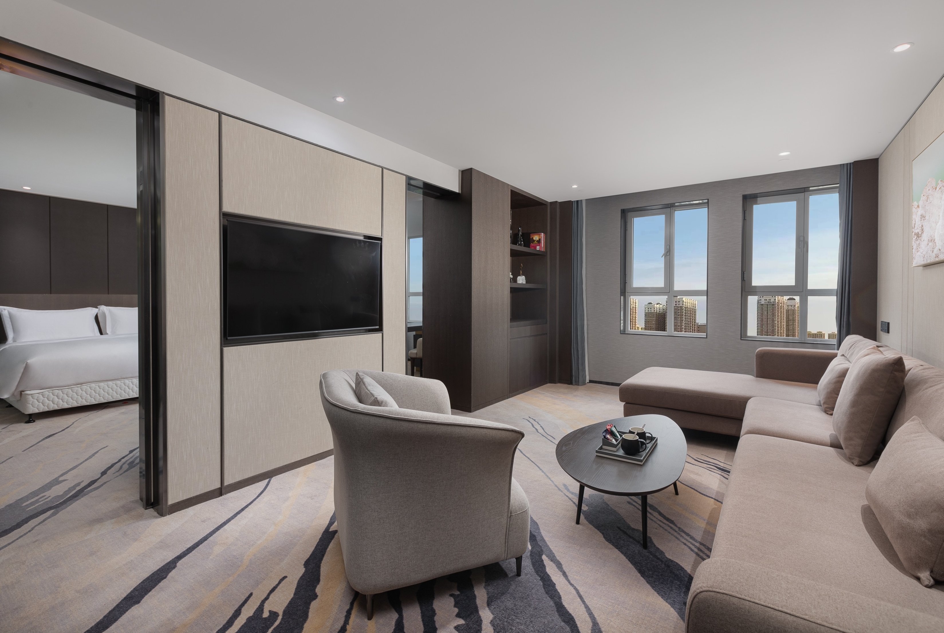 Guest room at the Ramada by Wyndham Bayannur in Bayannur, Other than US/Canada