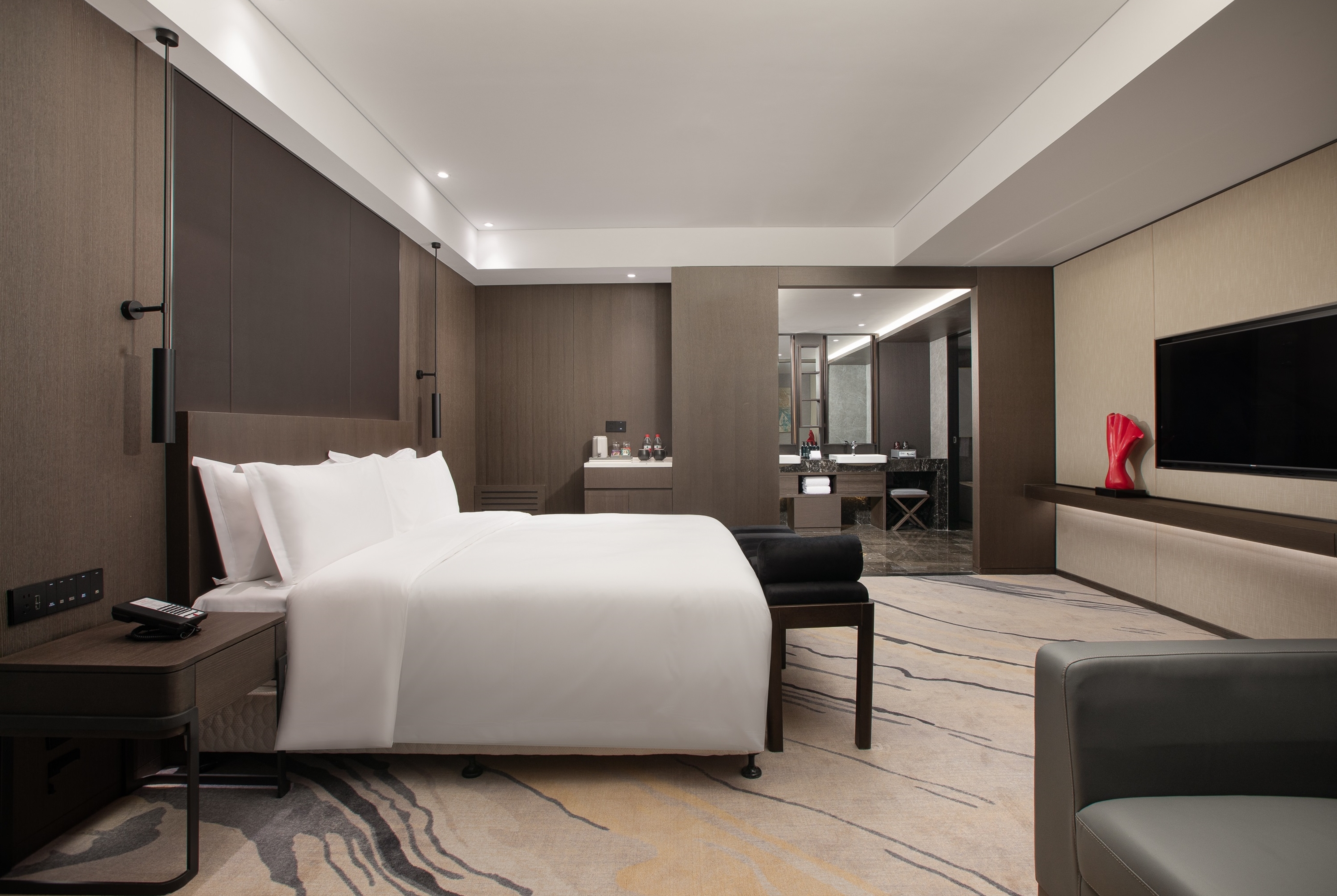 Guest room at the Ramada by Wyndham Bayannur in Bayannur, Other than US/Canada