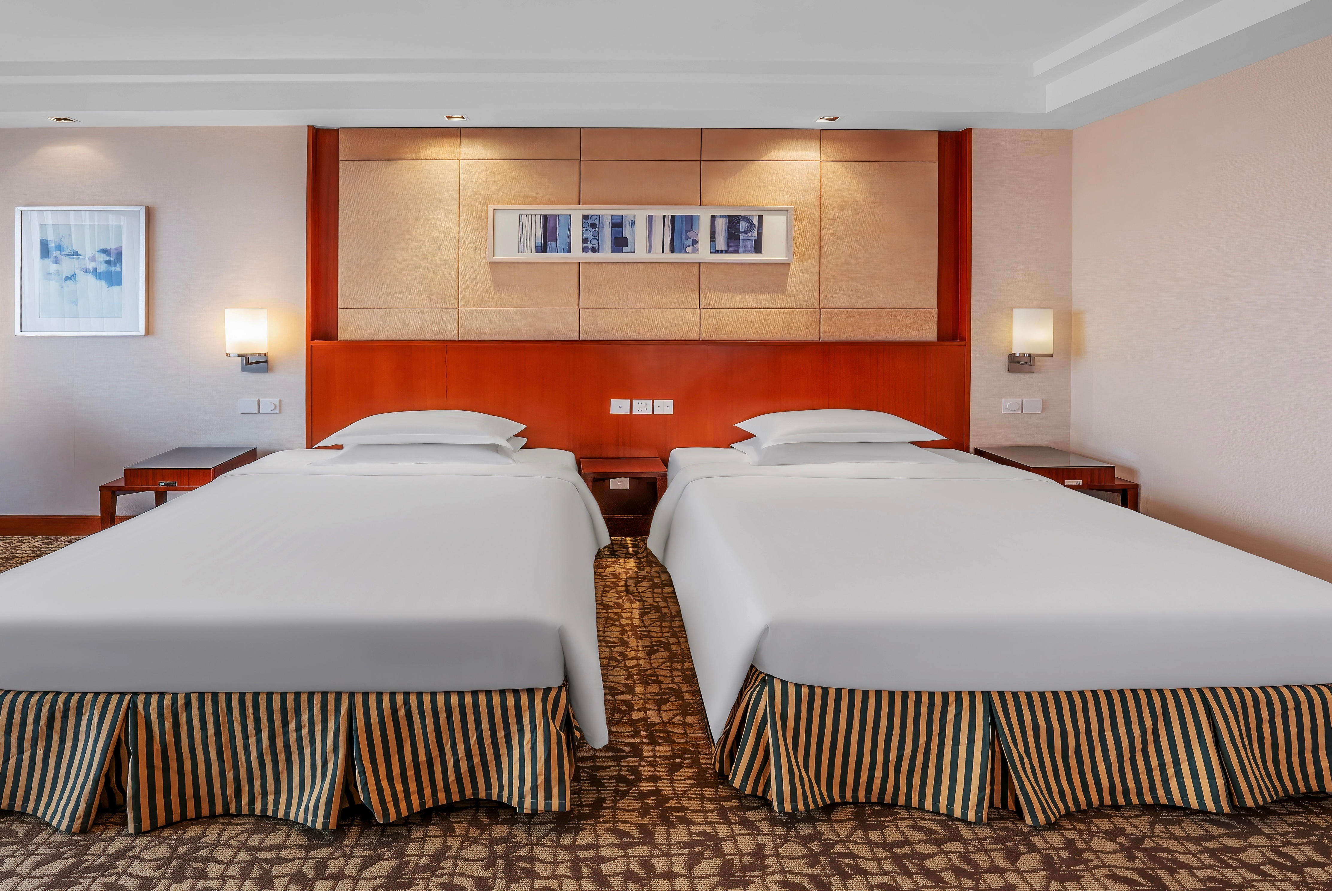 Guest room at the Ramada by Wyndham Beijing North in Beijing, Other than US/Canada