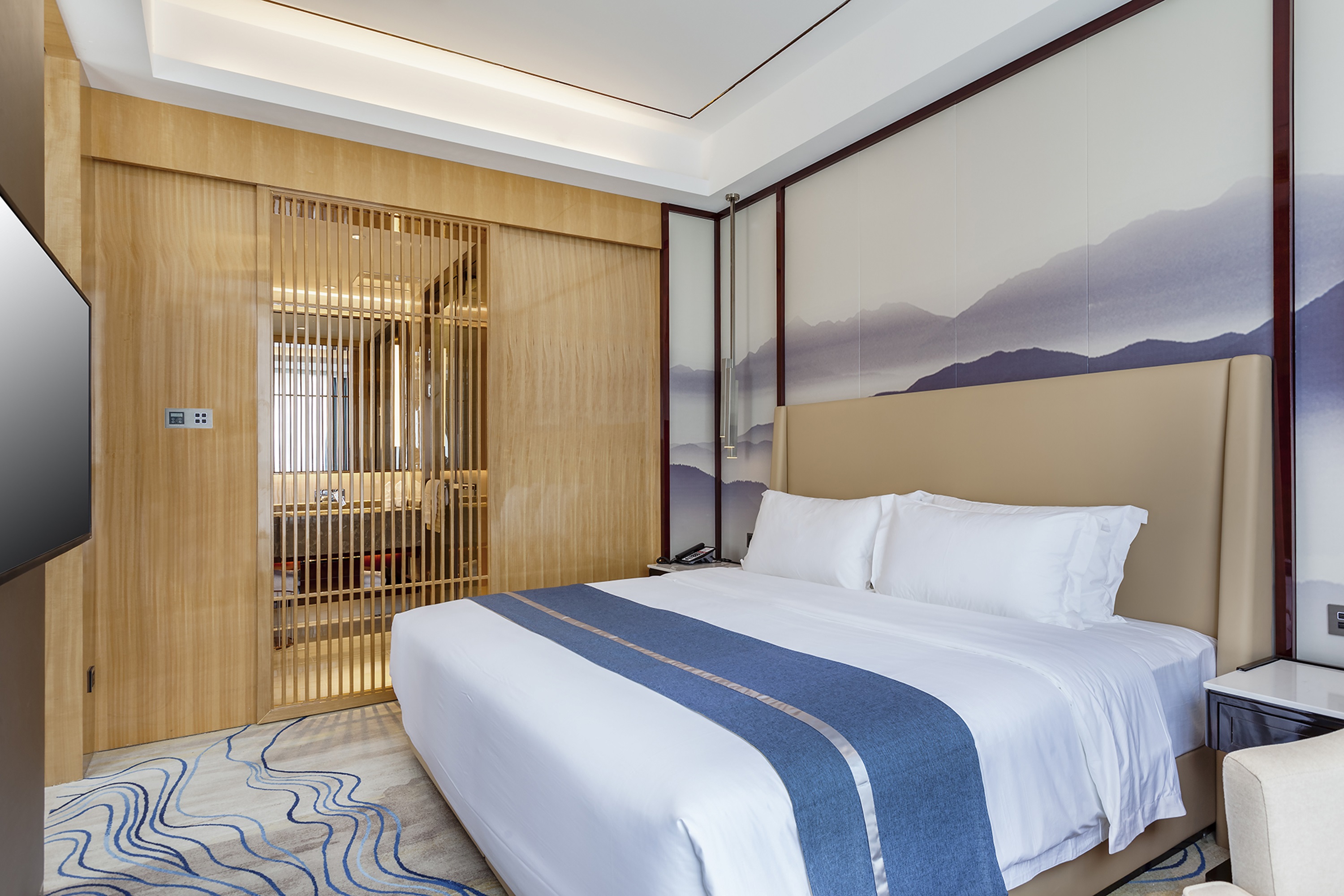 Guest room at the Ramada by Wyndham Changsha South Bus Station in Changsha, Other than US/Canada