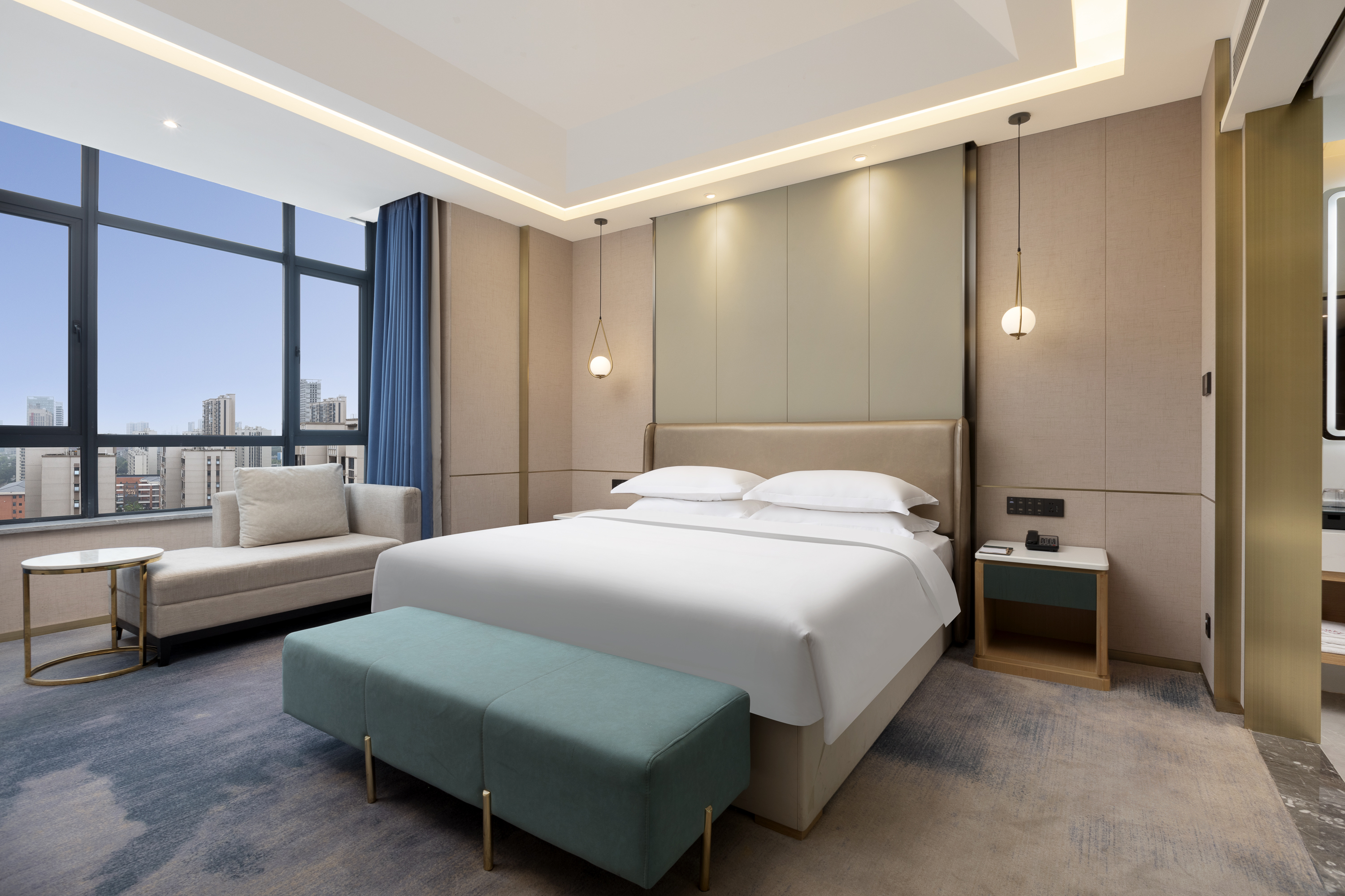 Guest room at the Ramada by Wyndham Changsha East in Changsha, Other than US/Canada