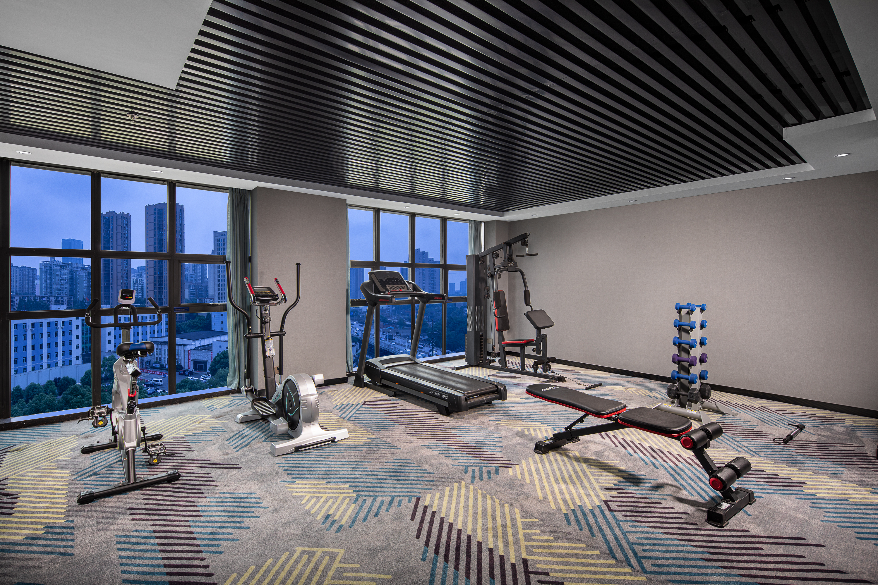 Fitness room at Ramada by Wyndham Changsha Tianxin in Changsha, Other than US/Canada