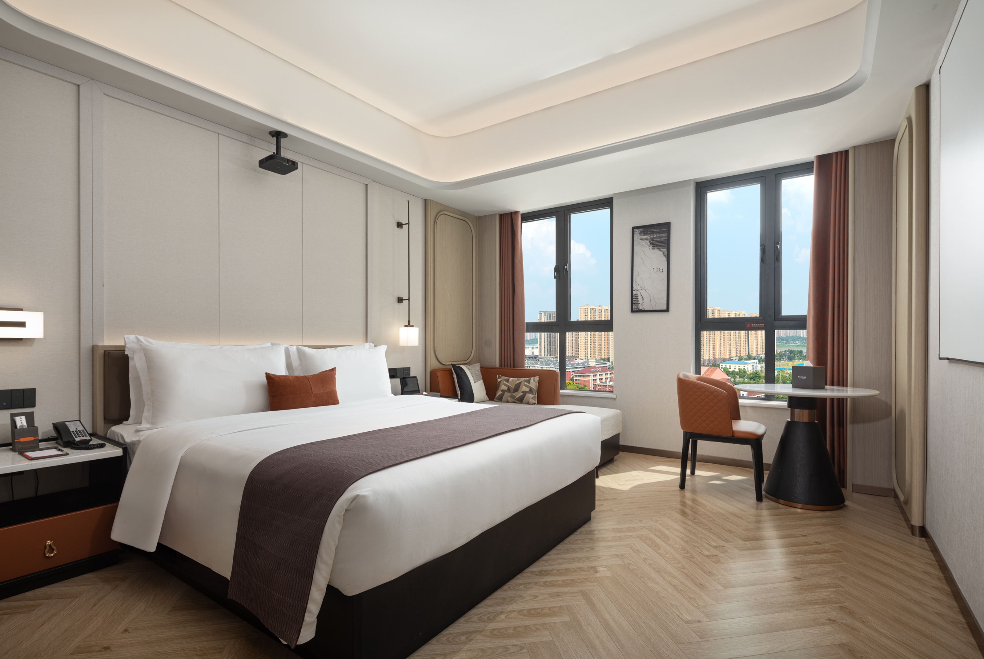 Guest room at the Ramada by Wyndham Changsha Yanghu in Changsha, Other than US/Canada