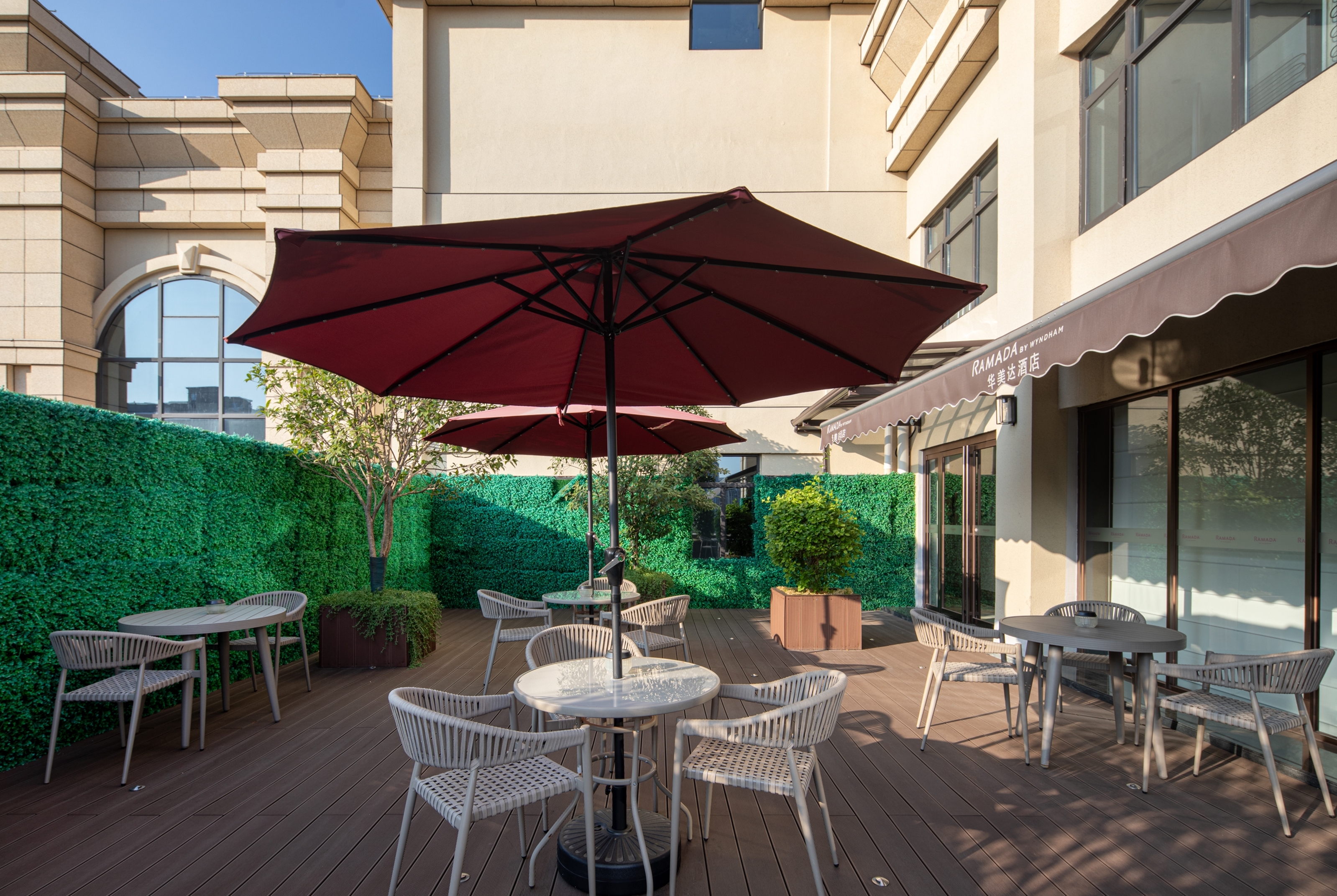 Courtyard at Ramada by Wyndham Changsha Yanghu in Changsha, Other than US/Canada