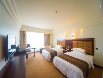 Guest room at the Ramada by Wyndham Chengdu North in Chengdu, Other than US/Canada