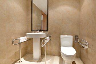 Guest room at the Ramada Plaza Chuzhou in Chuzhou, Other than US/Canada