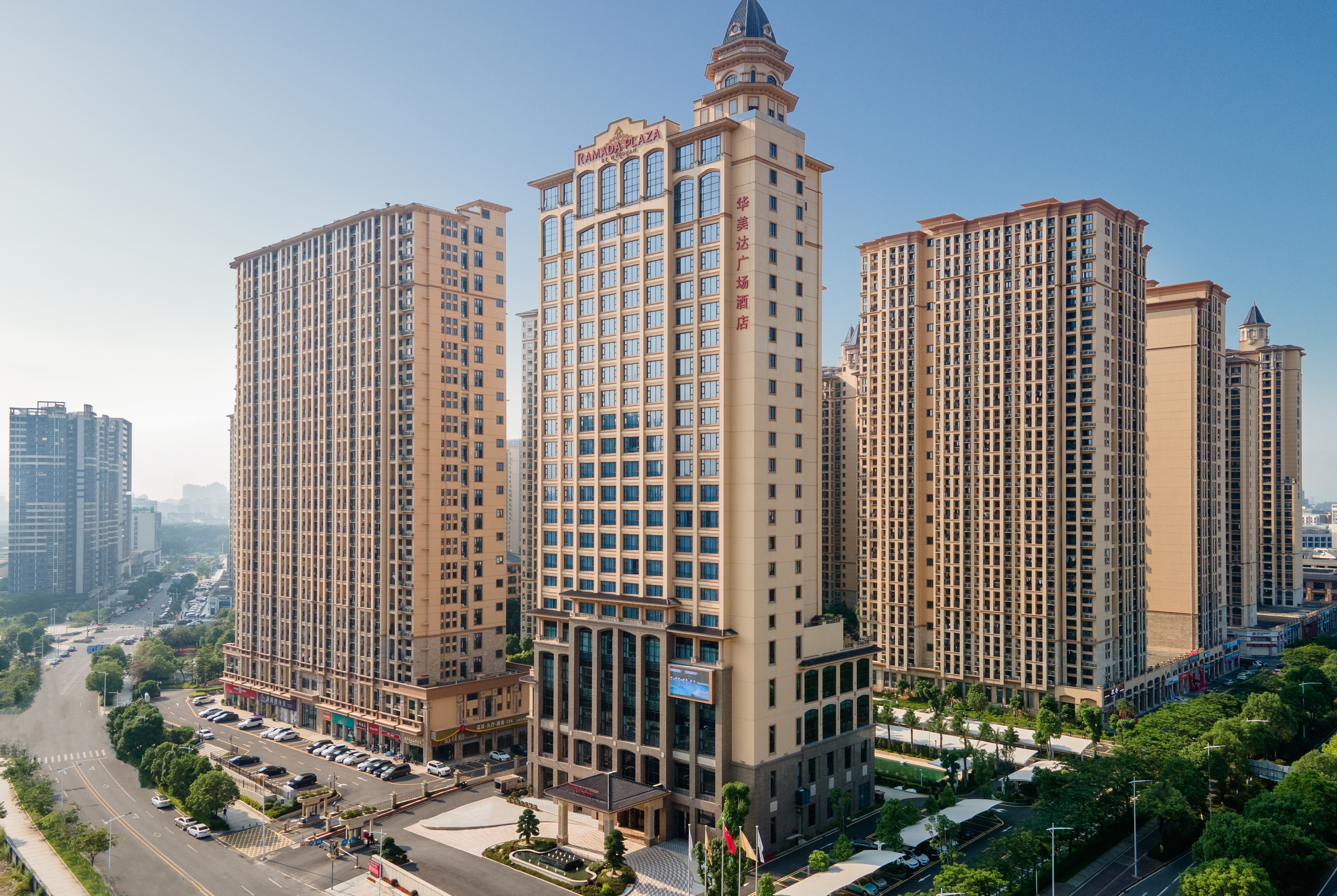 Exterior of Ramada Plaza By Wyndham Dongguan Songshan Lake hotel in Dongguan, Other than US/Canada