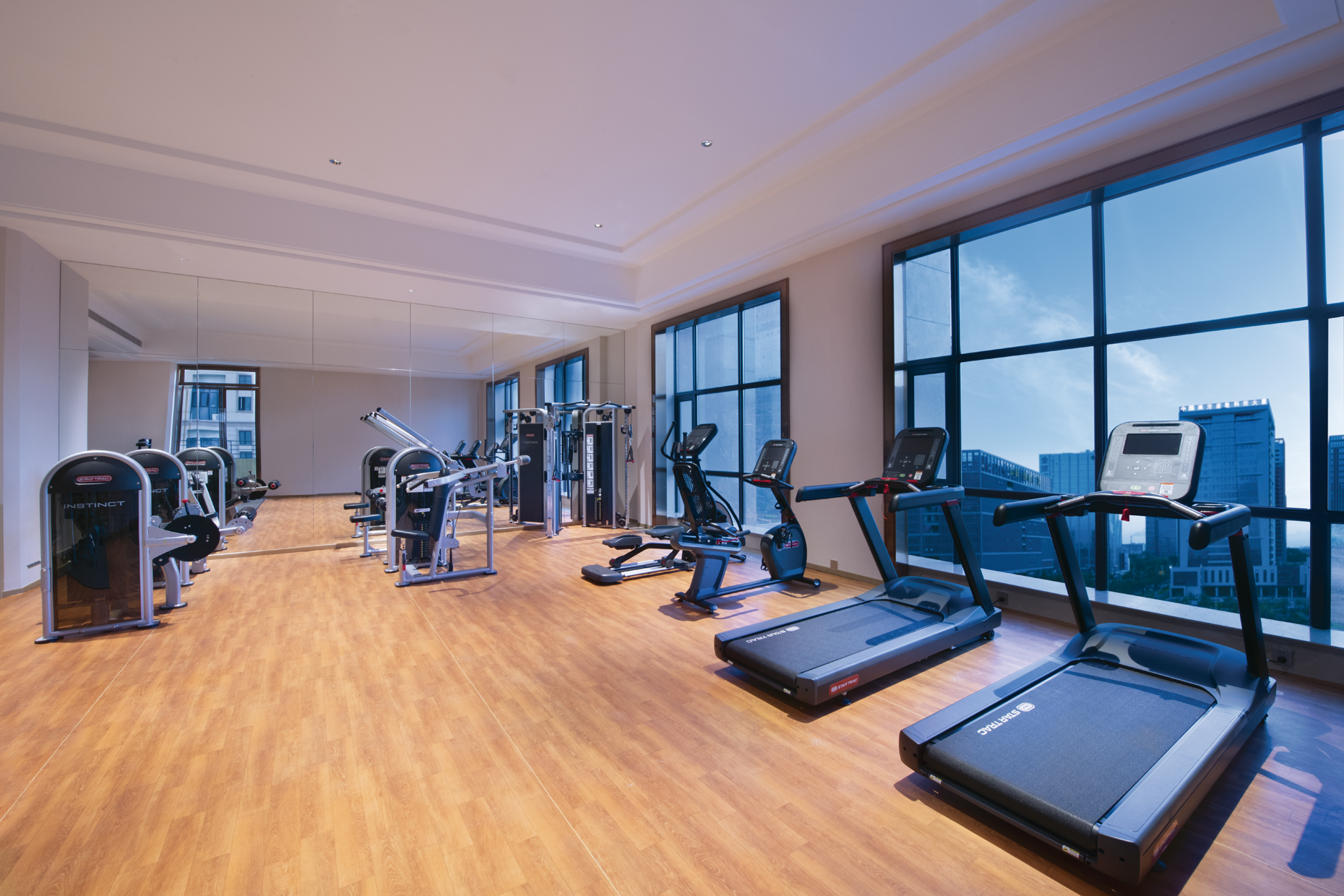 Fitness room at Ramada Plaza By Wyndham Dongguan Songshan Lake in Dongguan, Other than US/Canada